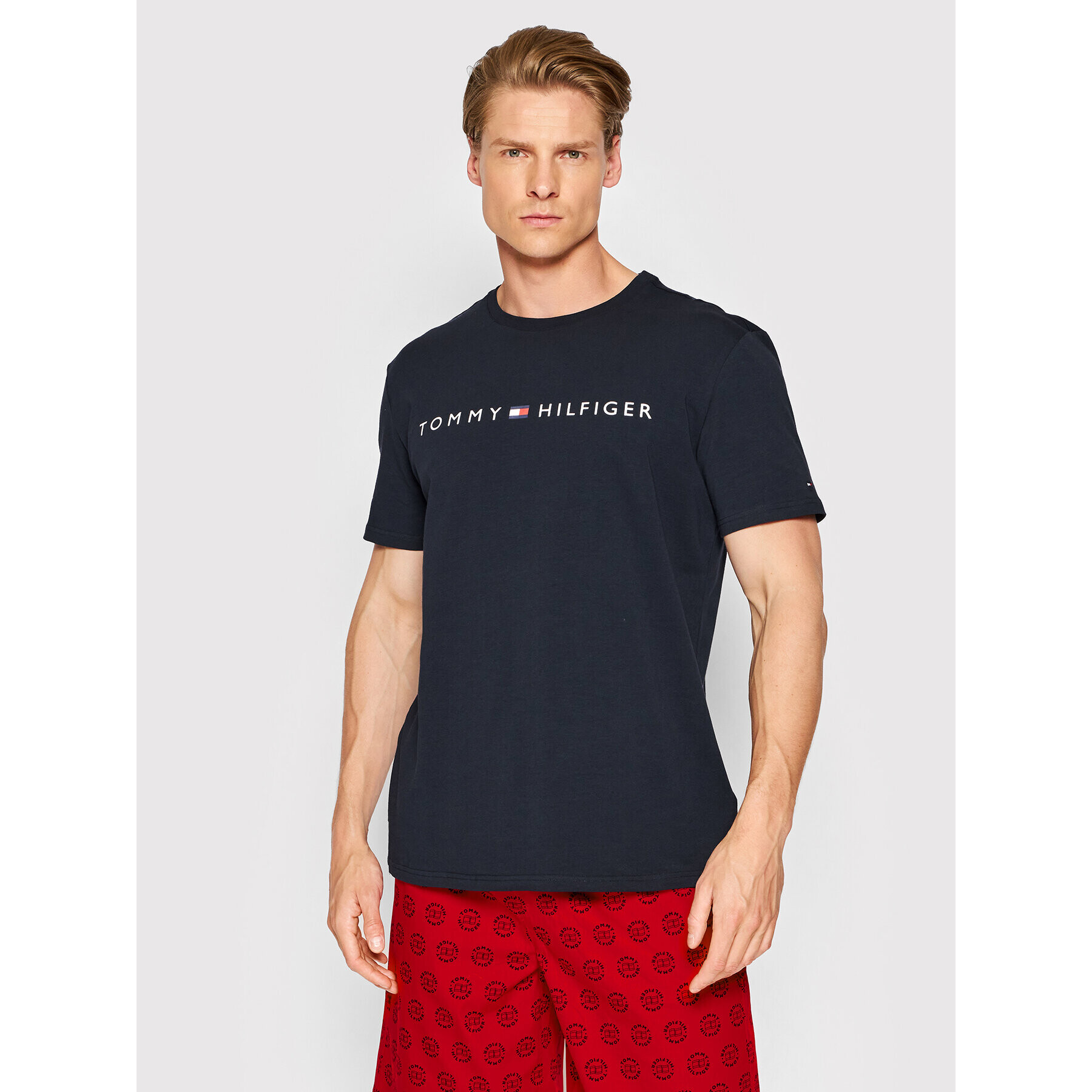 Tommy Hilfiger Pijama UM0UM01959 Colorat Regular Fit - Pled.ro