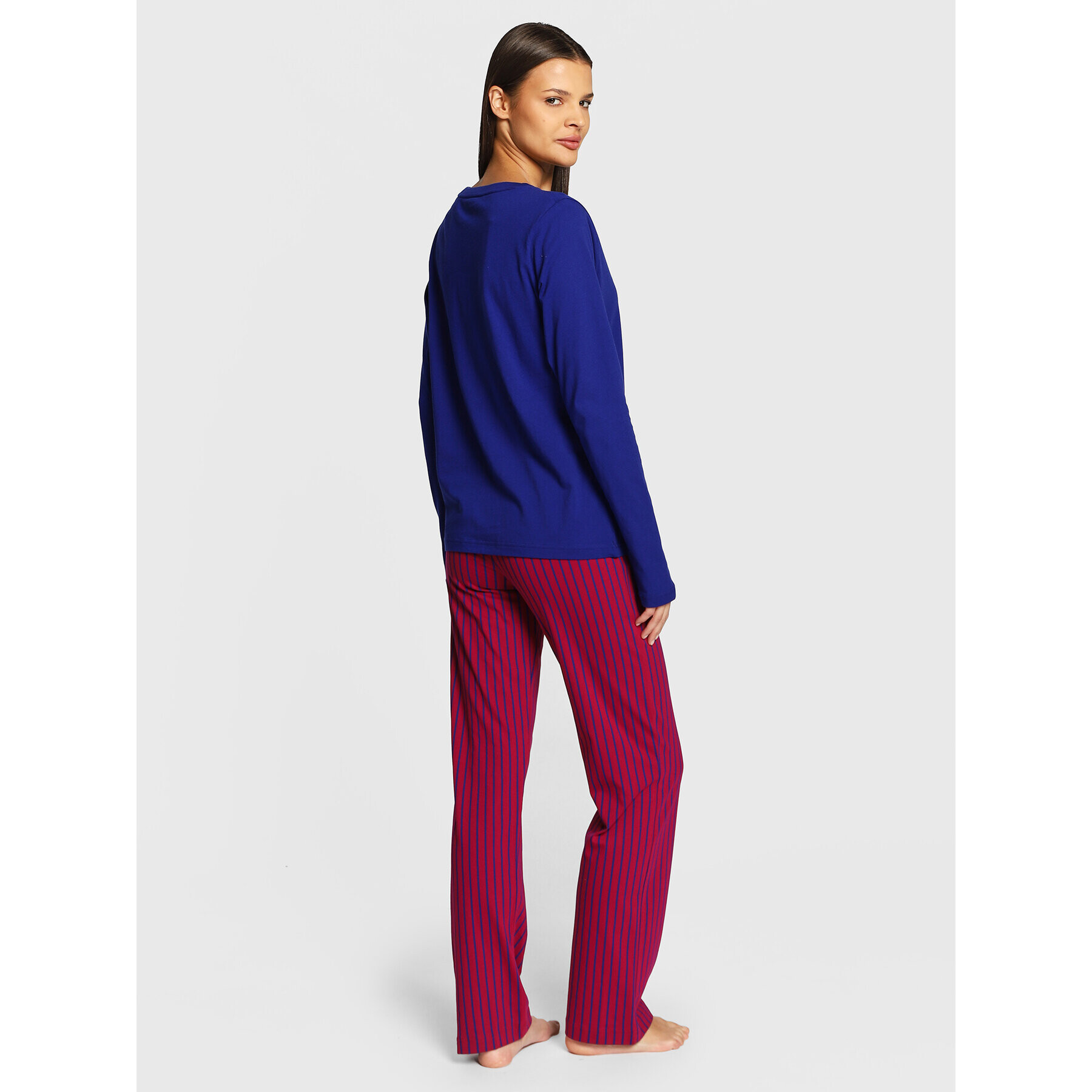 Tommy Hilfiger Pijama UW0UW03880 Colorat Regular Fit - Pled.ro