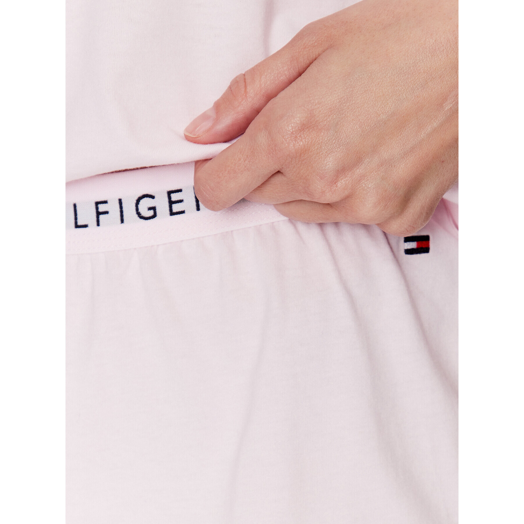 Tommy Hilfiger Pijama UW0UW04590 Roz Regular Fit - Pled.ro