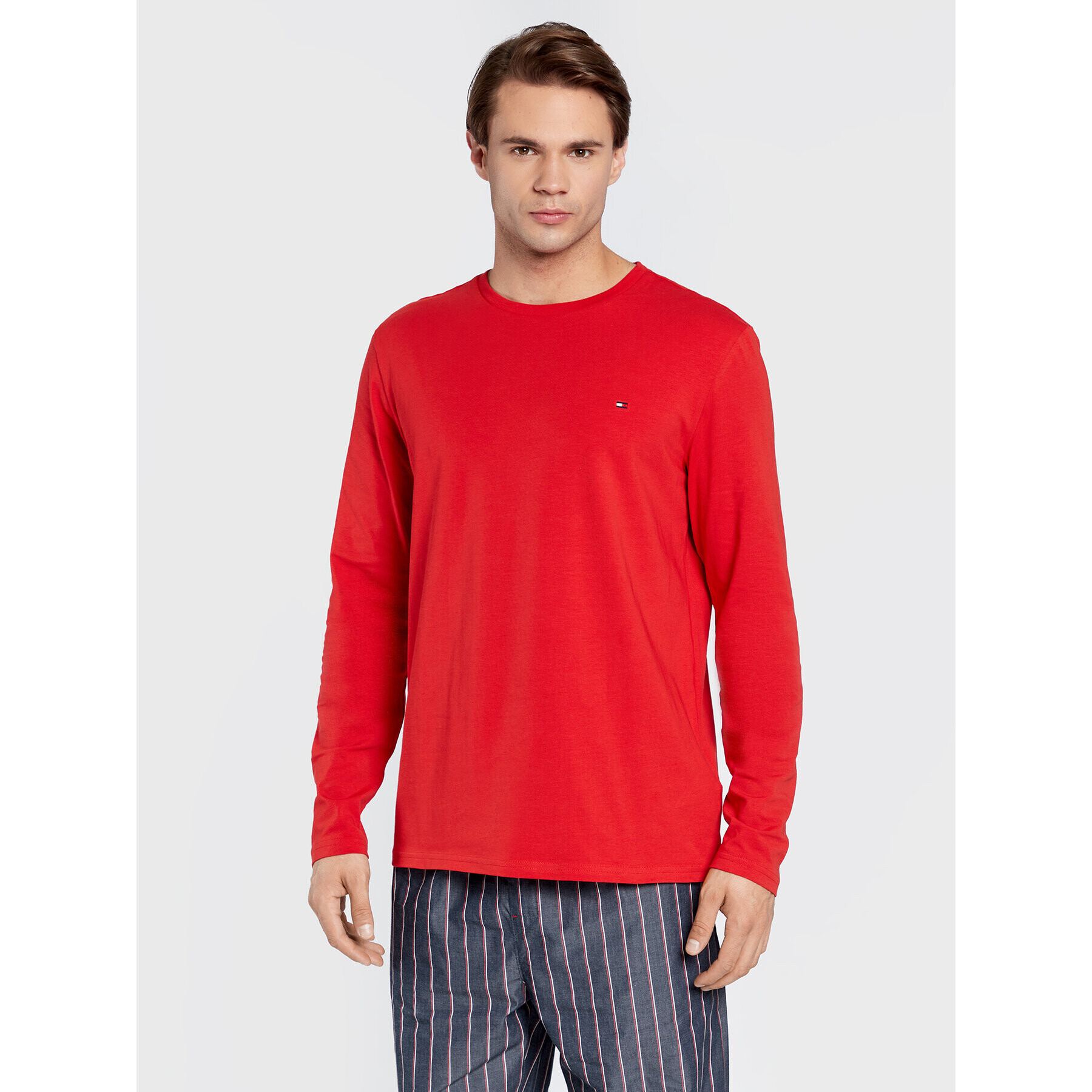 Tommy Hilfiger Pijama Woven UM0UM01960 Roșu Regular Fit - Pled.ro