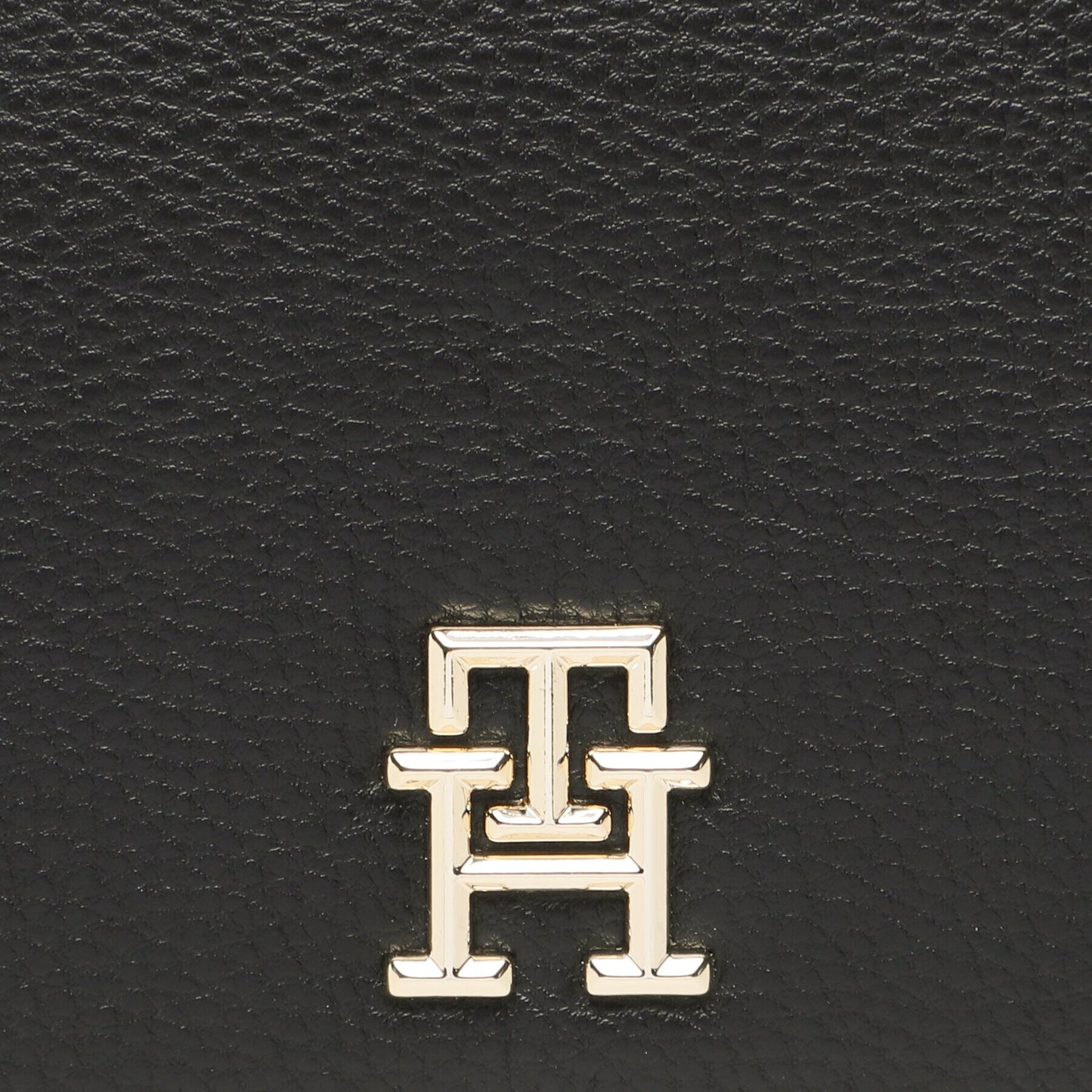 Tommy Hilfiger Portofel Mare de Damă Casual Large Wallet AW0AW14638 Negru - Pled.ro