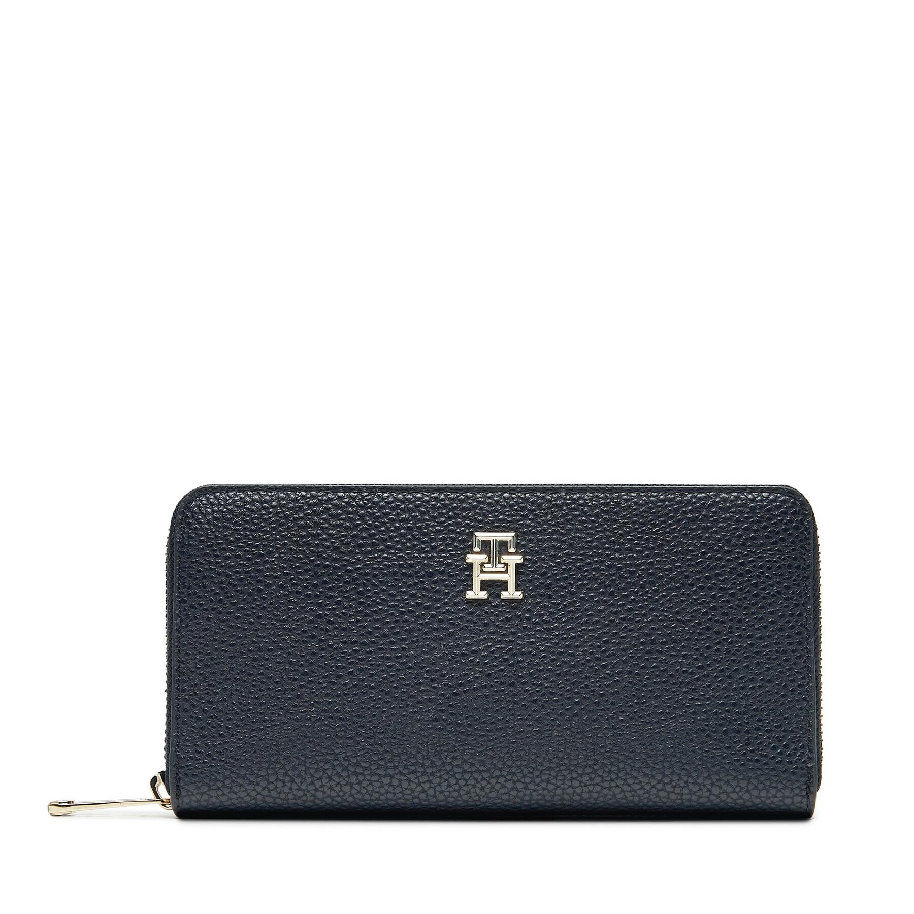 Tommy Hilfiger Portofel Mare de Damă Emblem AW0AW15181 Bleumarin - Pled.ro