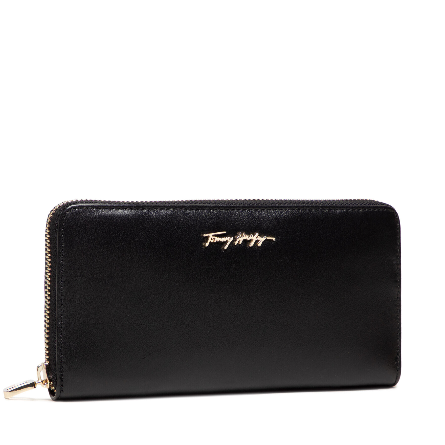 Tommy Hilfiger Portofel Mare de Damă Essential Leather Lrgza AW0AW10498 Negru - Pled.ro