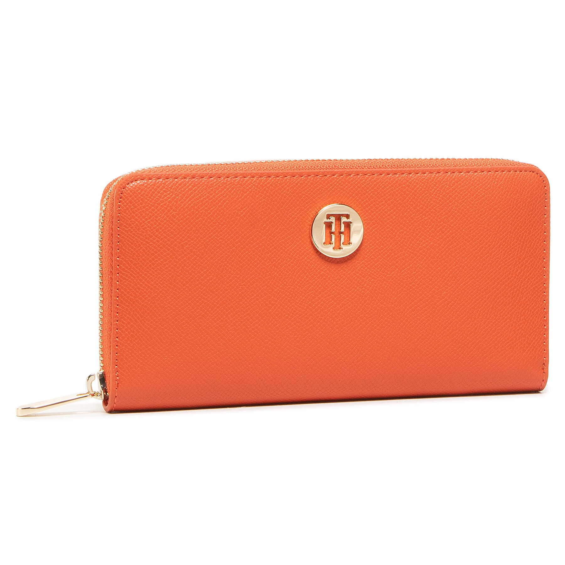 Tommy Hilfiger Portofel Mare de Damă Honey Lrg Za Wallet AW0AW08891 Portocaliu - Pled.ro