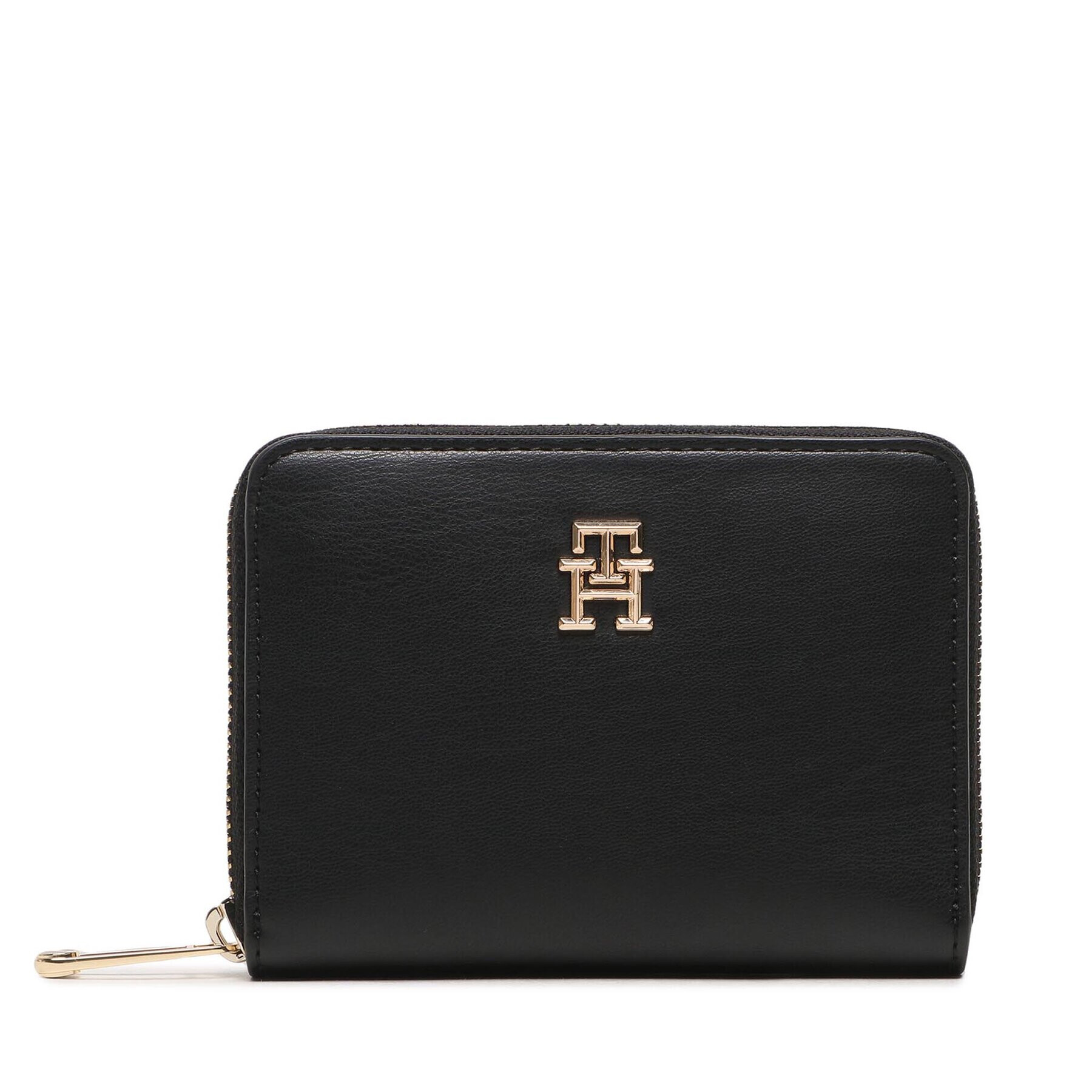 Tommy Hilfiger Portofel Mare de Damă Iconic Tommy Medium Za AW0AW15088 Negru - Pled.ro