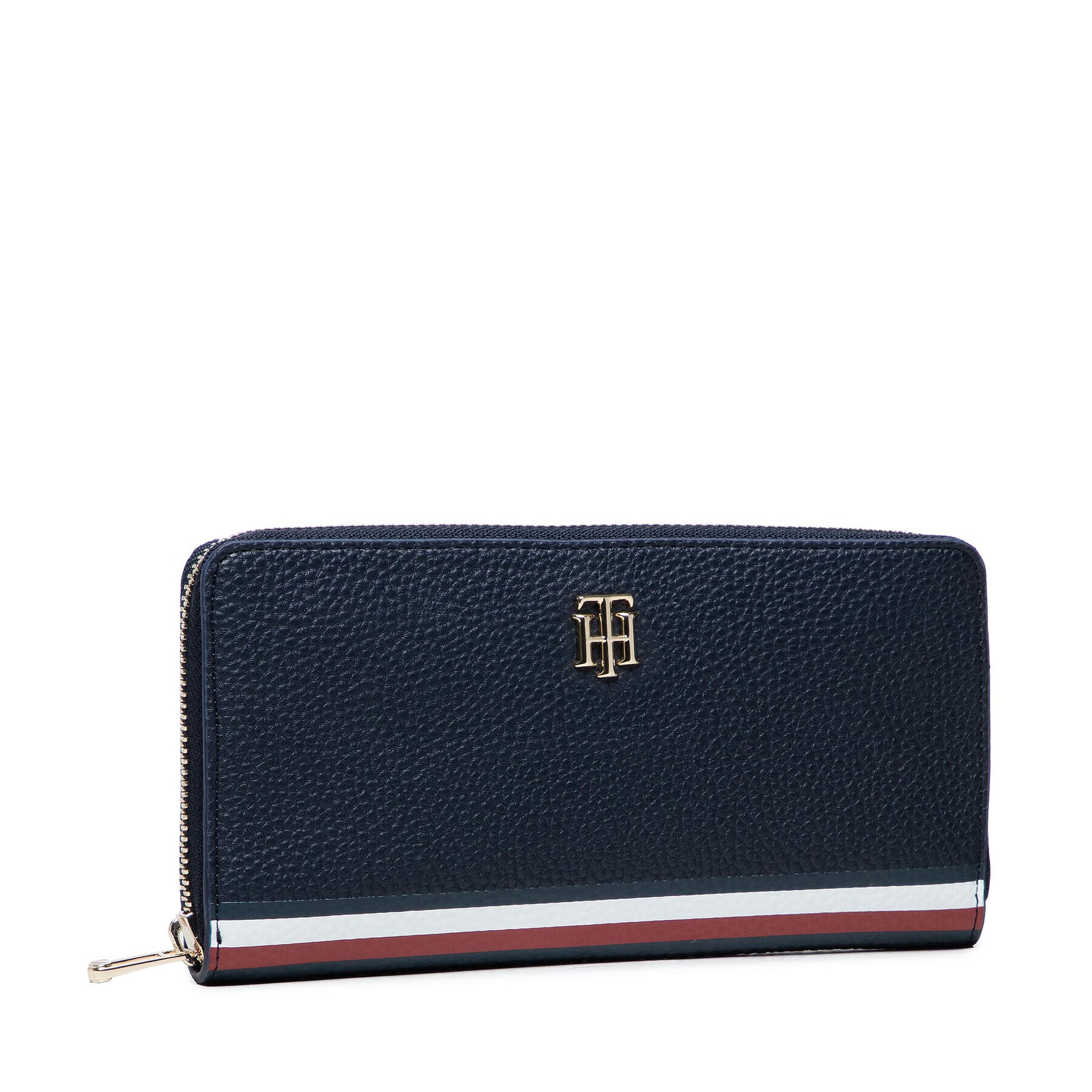 Tommy Hilfiger Portofel Mare de Damă Th Element Lrg Za Corp AW0AW10540 Bleumarin - Pled.ro