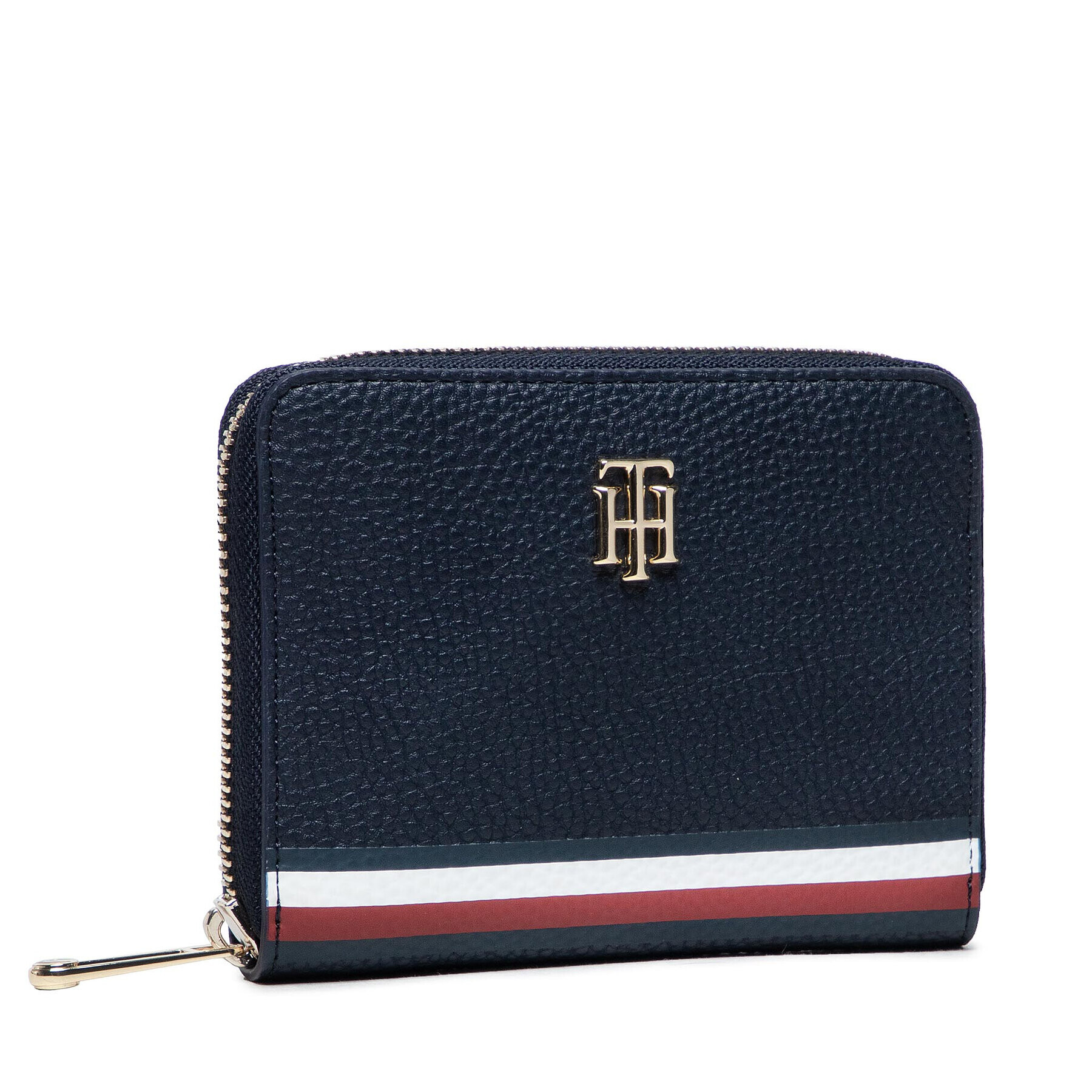 Tommy Hilfiger Portofel Mare de Damă Th Element Med Za Corp AW0AW10551 Bleumarin - Pled.ro