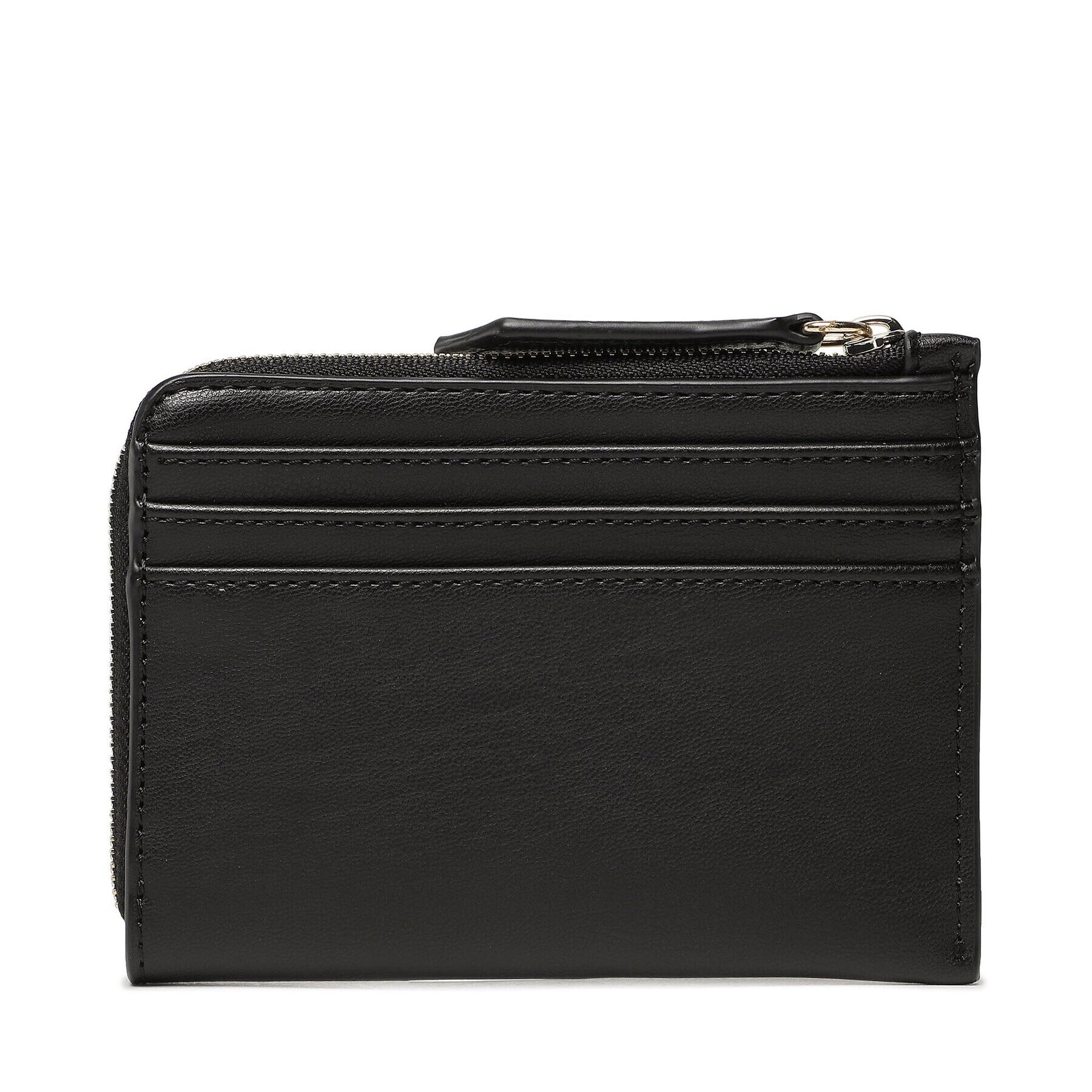 Tommy Hilfiger Portofel Mare de Damă Th Feminne Med Slim Wallet AW0AW14889 Negru - Pled.ro