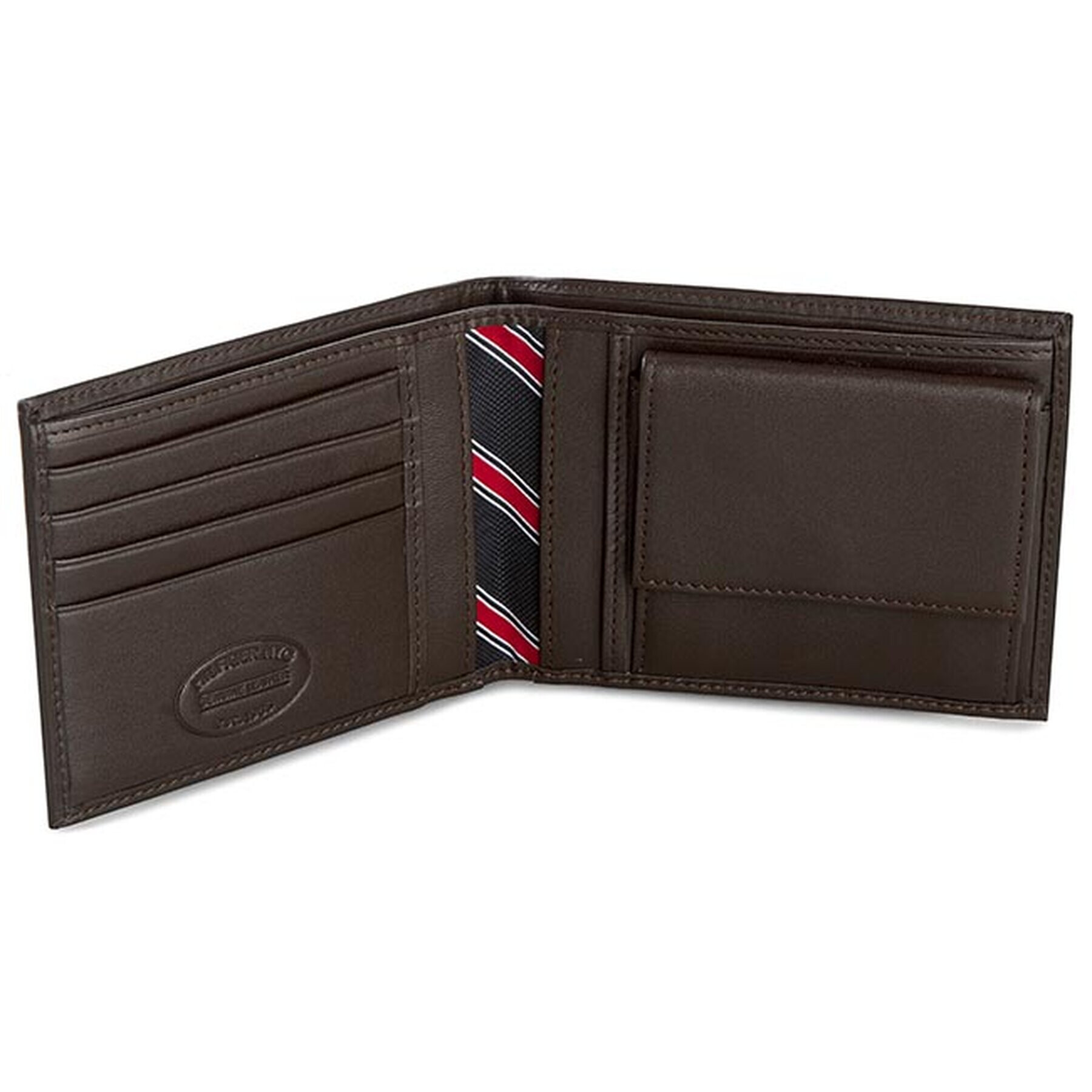 Tommy Hilfiger Portofel Mare pentru Bărbați Eton Cc And Coin Pocket AM0AM00651/83361 Maro - Pled.ro