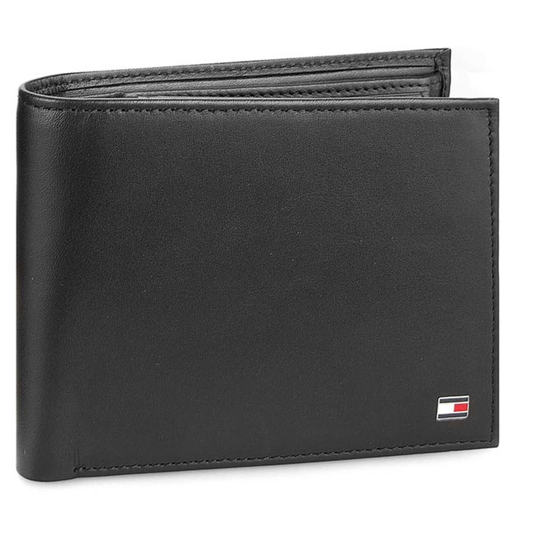 Tommy Hilfiger Portofel Mare pentru Bărbați Eton Cc Flap And Coin Pocket AM0AM00652 Negru - Pled.ro