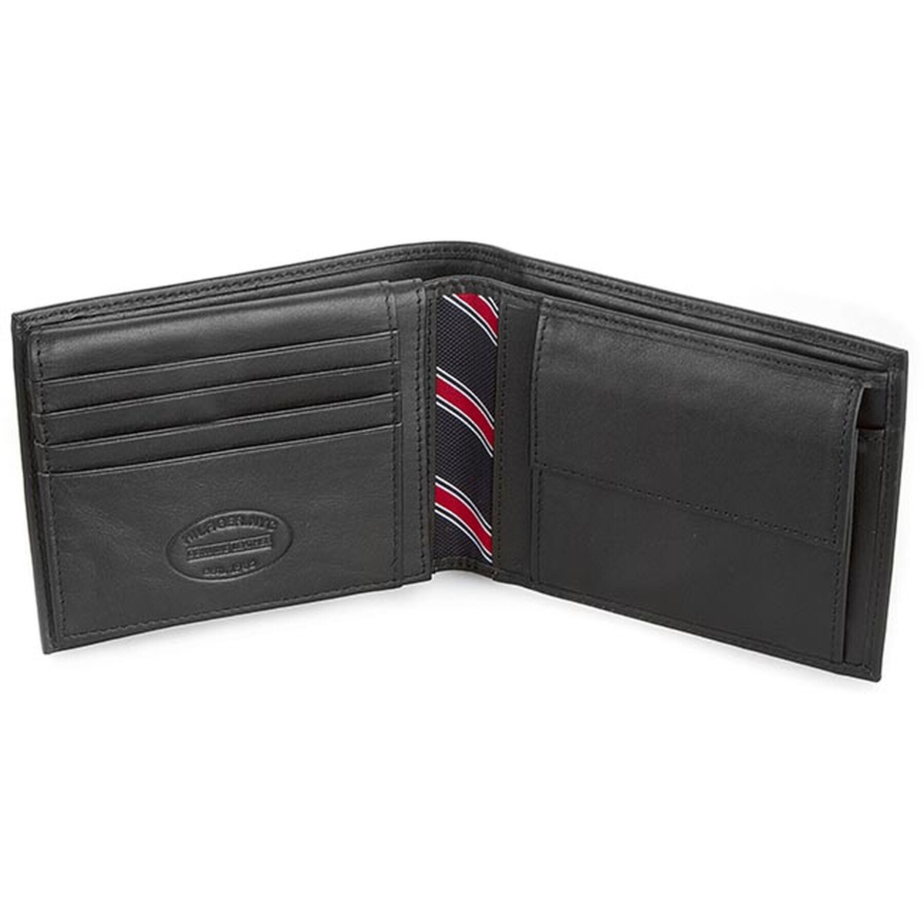 Tommy Hilfiger Portofel Mare pentru Bărbați Eton Cc Flap And Coin Pocket AM0AM00652 Negru - Pled.ro