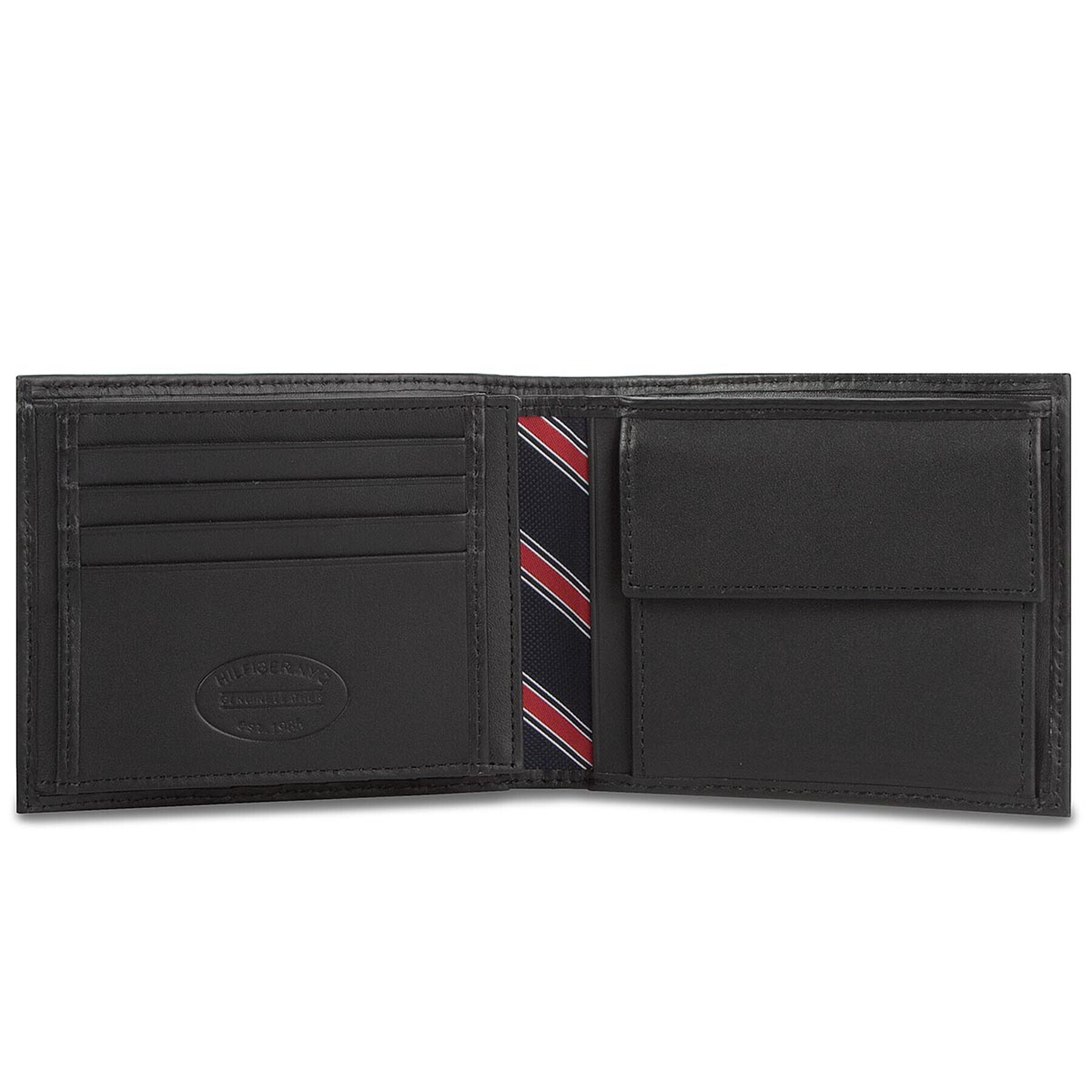 Tommy Hilfiger Portofel Mare pentru Bărbați Eton Trifold AM0AM00657 Negru - Pled.ro