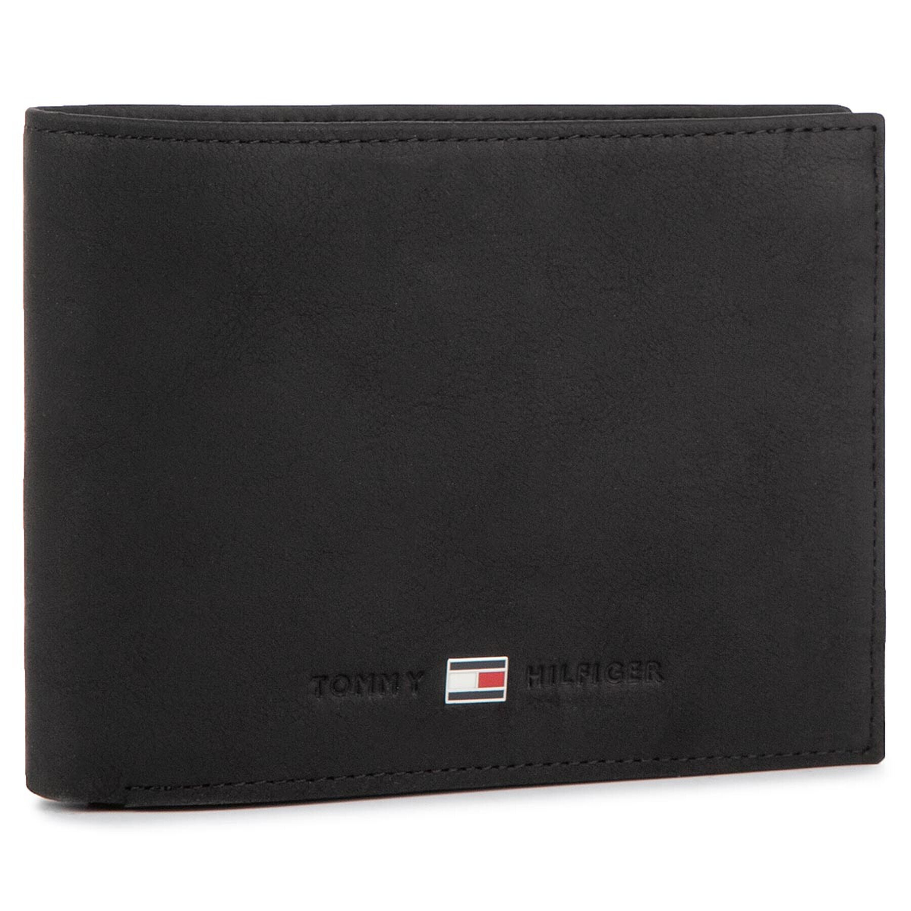 Tommy Hilfiger Portofel Mare pentru Bărbați Johnson Cc Flap And Coin Pocket AM0AM00660/82566 Negru - Pled.ro