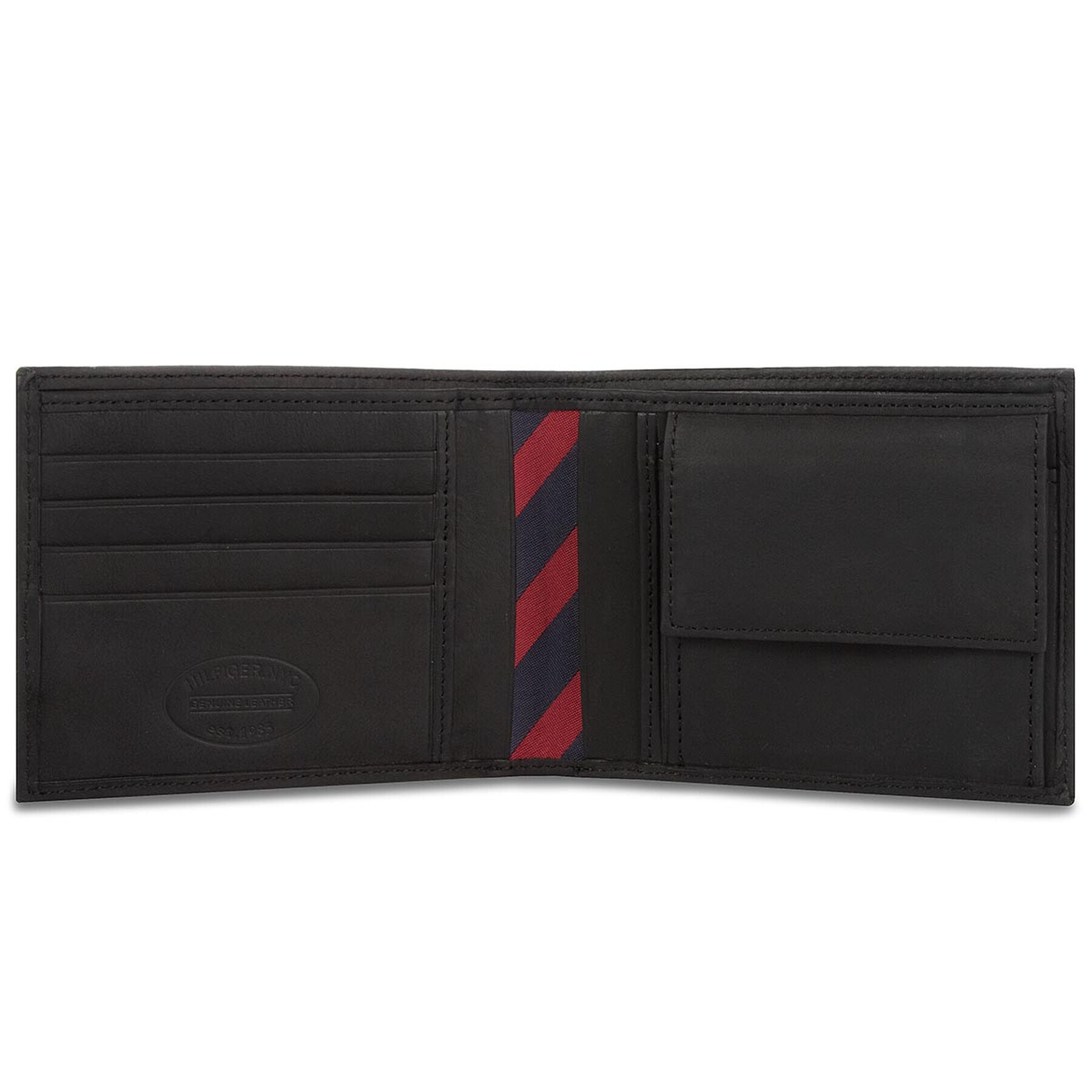 Tommy Hilfiger Portofel Mare pentru Bărbați Johnson Cc And Coin Pocket AM0AM82565/AM0AM00659 Negru - Pled.ro