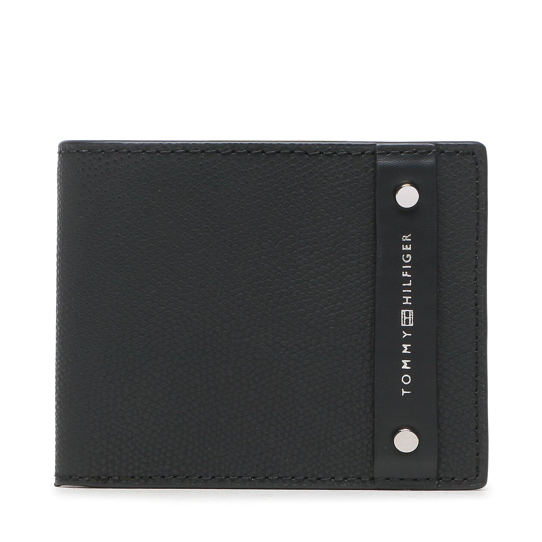 Tommy Hilfiger Portofel Mare pentru Bărbați Th Business Lea Mini Cc Wallet AM0AM11273 Negru - Pled.ro