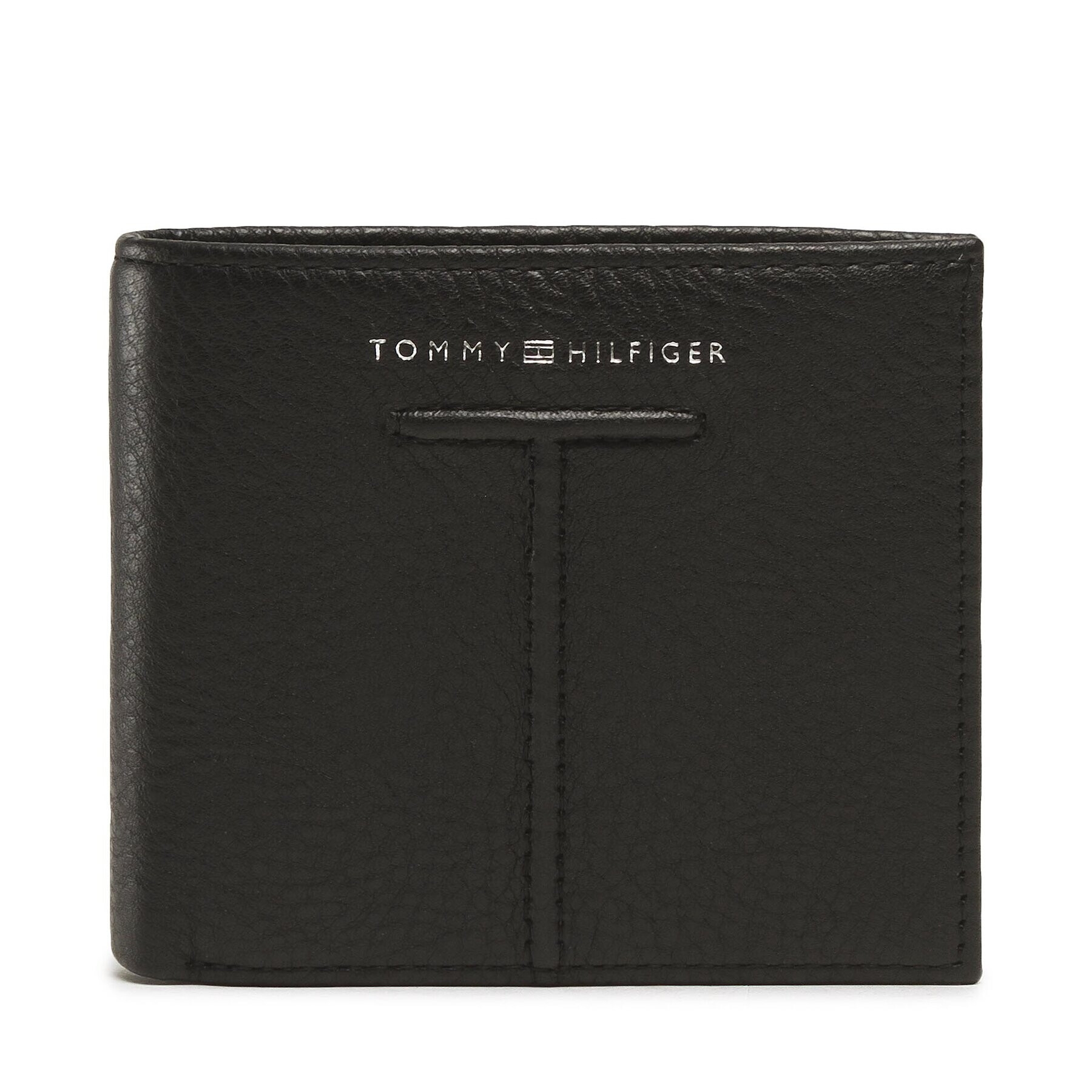 Tommy Hilfiger Portofel Mare pentru Bărbați Th Central Cc And Coin AM0AM10611 Negru - Pled.ro