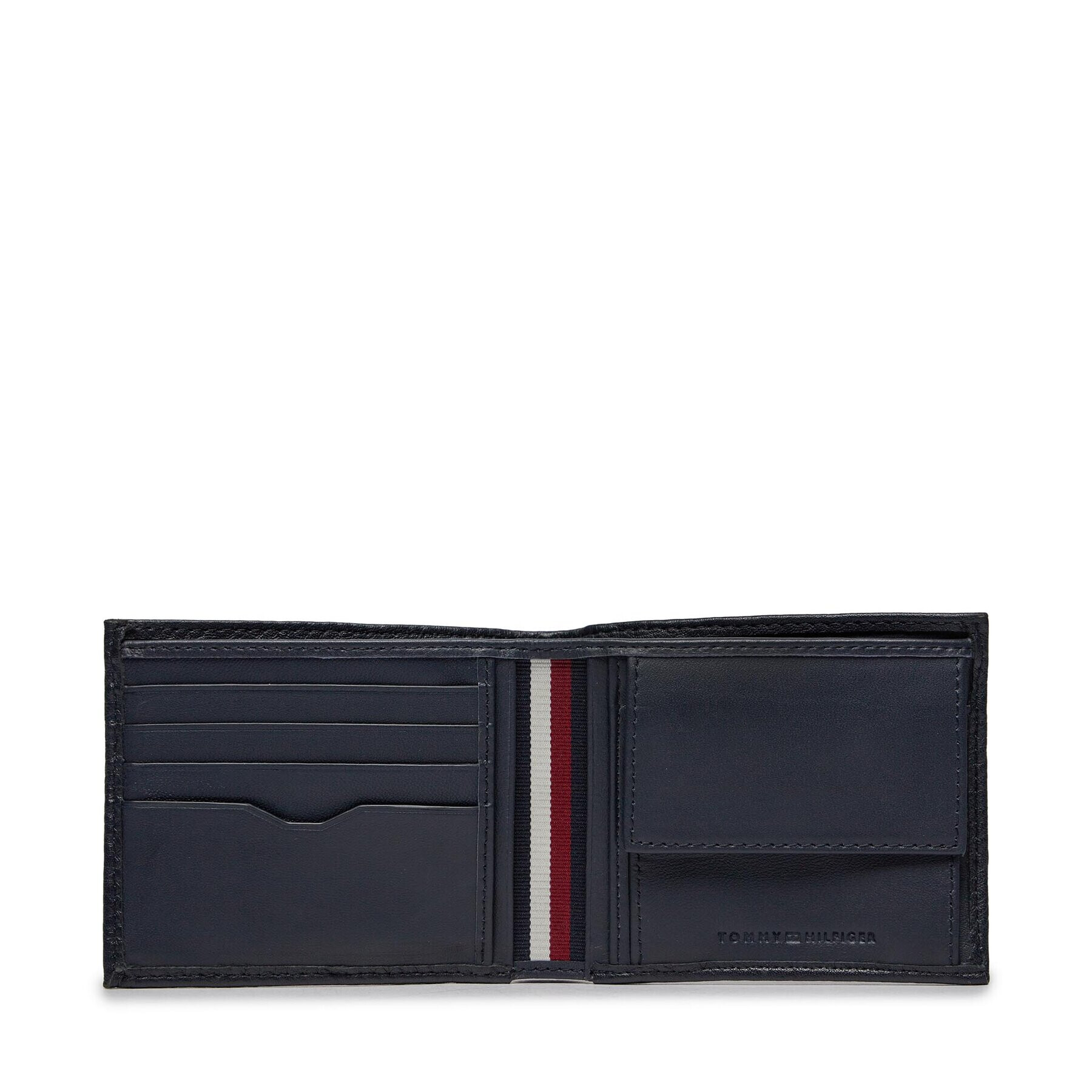 Tommy Hilfiger Portofel Mare pentru Bărbați Th Central Cc And Coin AM0AM11855 Bleumarin - Pled.ro