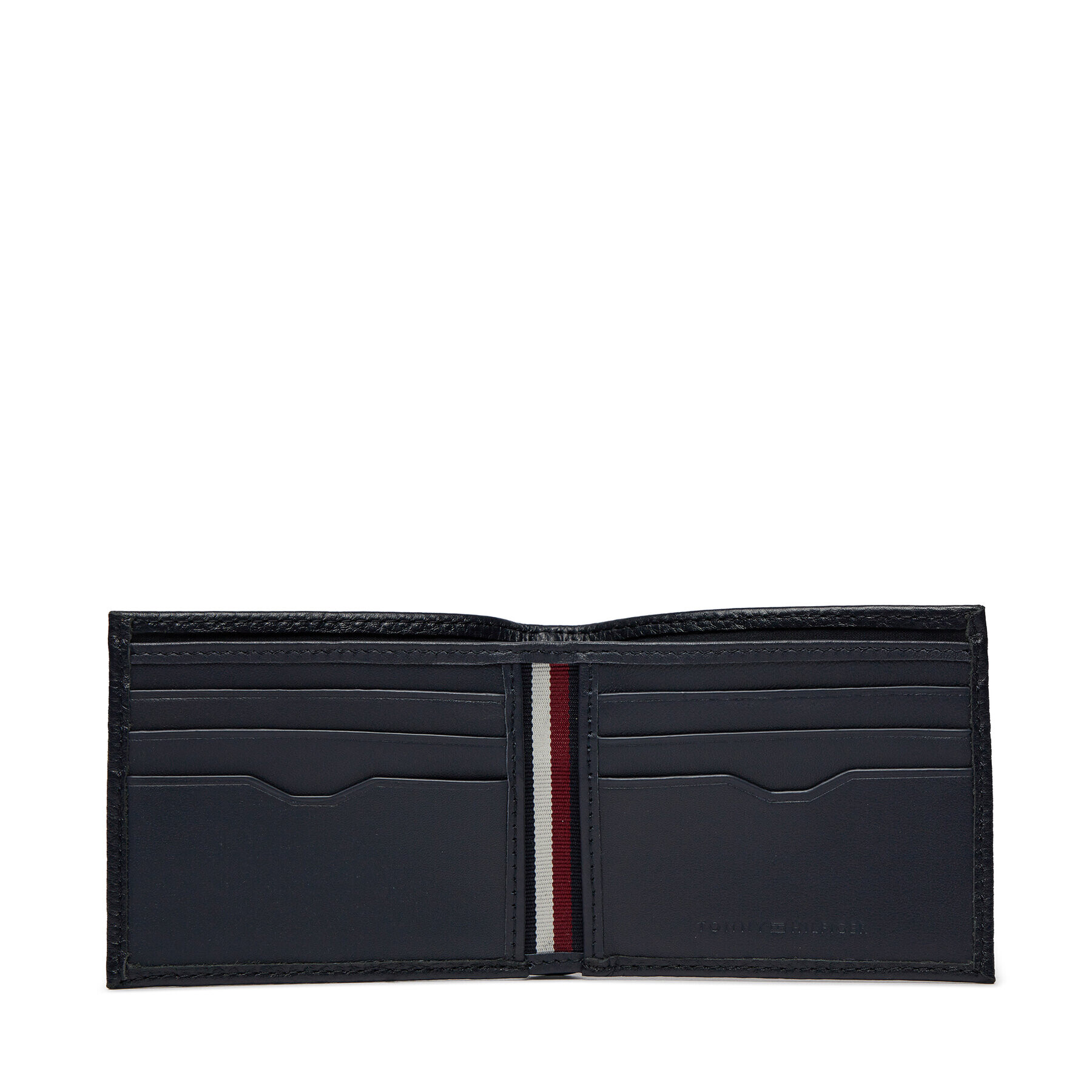 Tommy Hilfiger Portofel Mare pentru Bărbați Th Central Mini Cc Wallet AM0AM11854 Bleumarin - Pled.ro