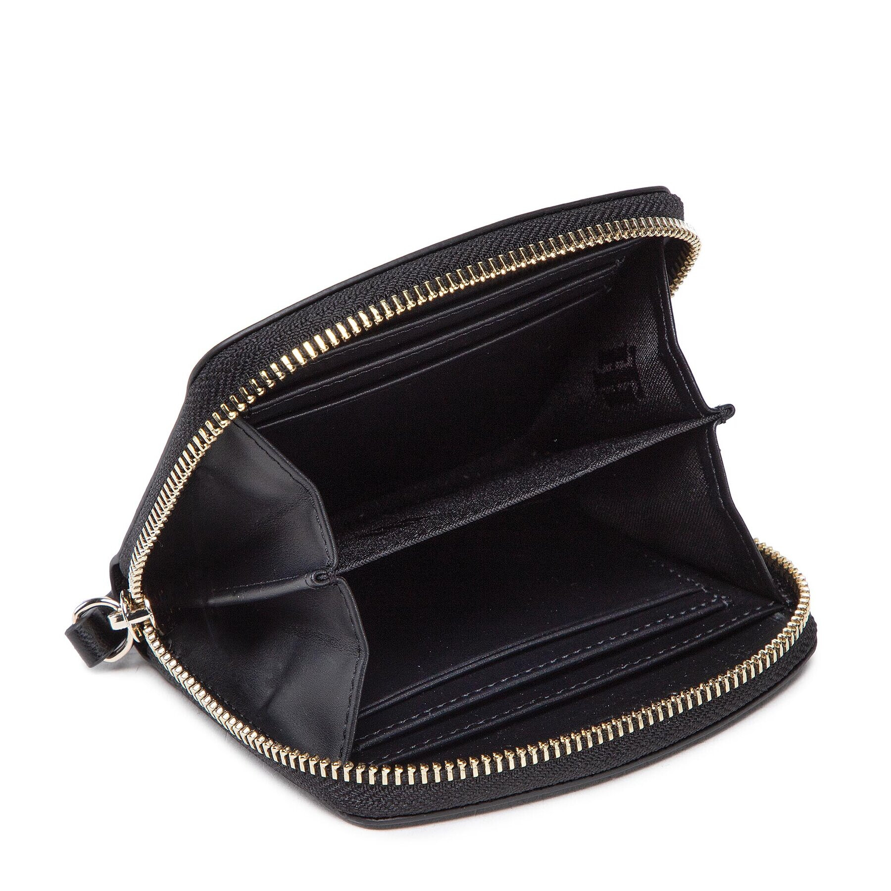 Tommy Hilfiger Portofel Mic de Damă Th Chic Med Wallet AW0AW13654 Negru - Pled.ro