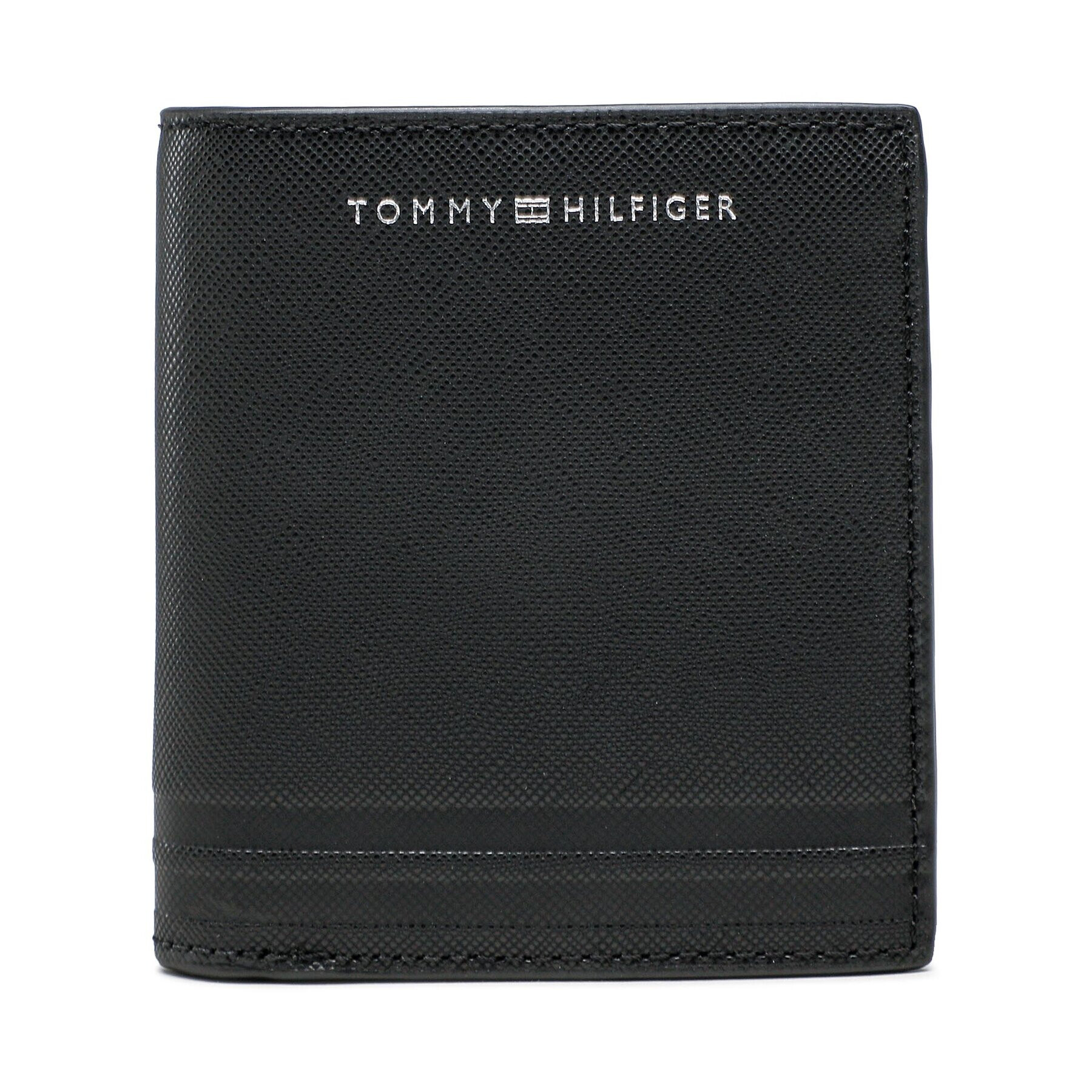 Tommy Hilfiger Portofel Mic pentru Bărbați Th Business Leather Trifold AM0AM10984 Negru - Pled.ro