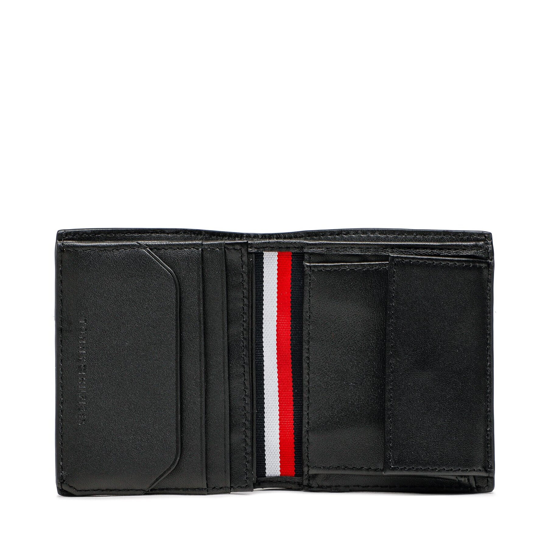 Tommy Hilfiger Portofel Mic pentru Bărbați Th Business Leather Trifold AM0AM10984 Negru - Pled.ro