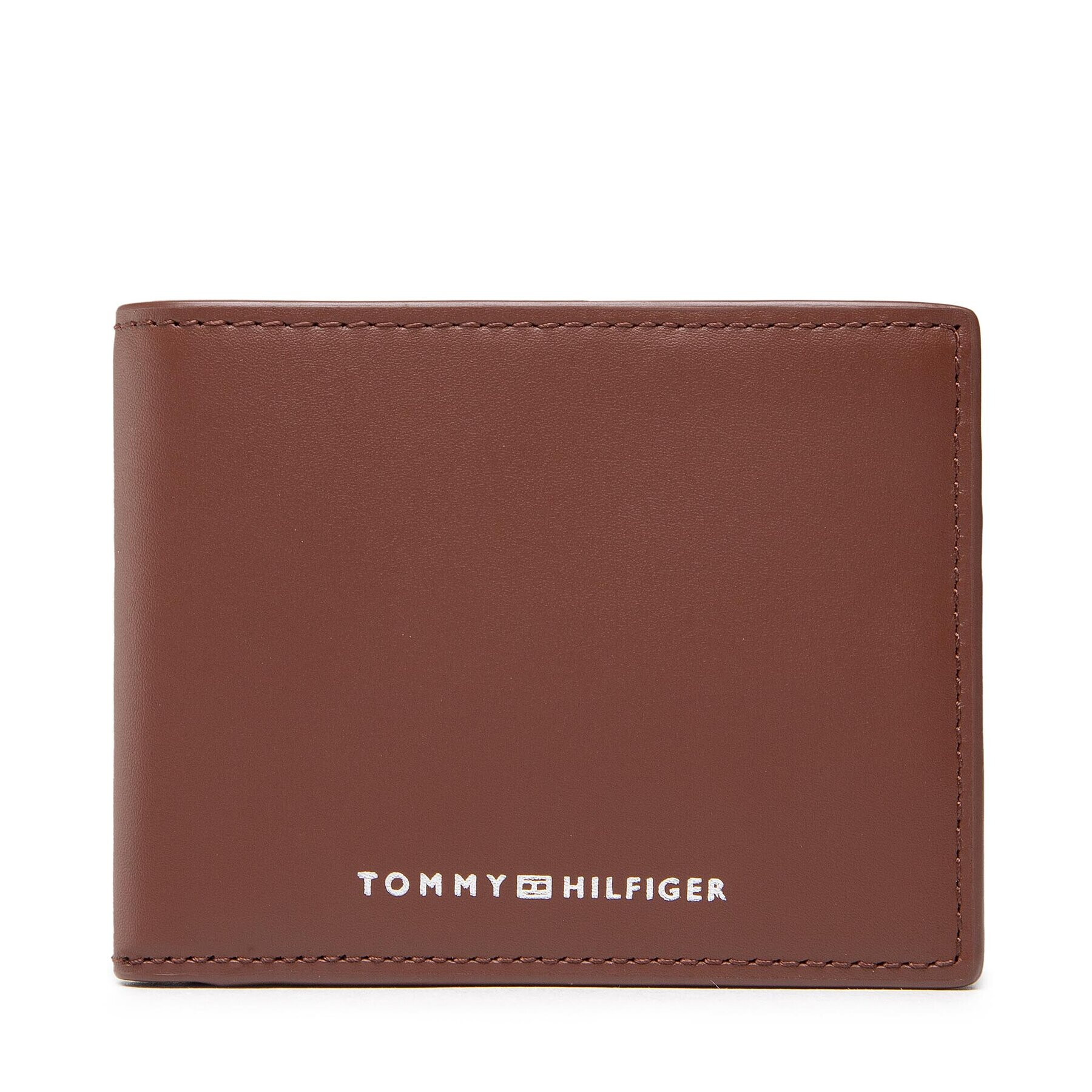 Tommy Hilfiger Portofel Mic pentru Bărbați Th Modern Leather Mini Cc Wallet AM0AM10617 Maro - Pled.ro