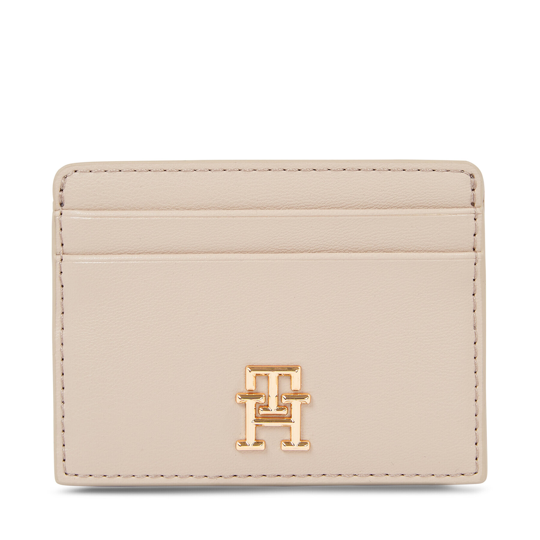 Tommy Hilfiger Portofel pentru femei Iconic Tommy Cc Holder AW0AW15897 Bej - Pled.ro