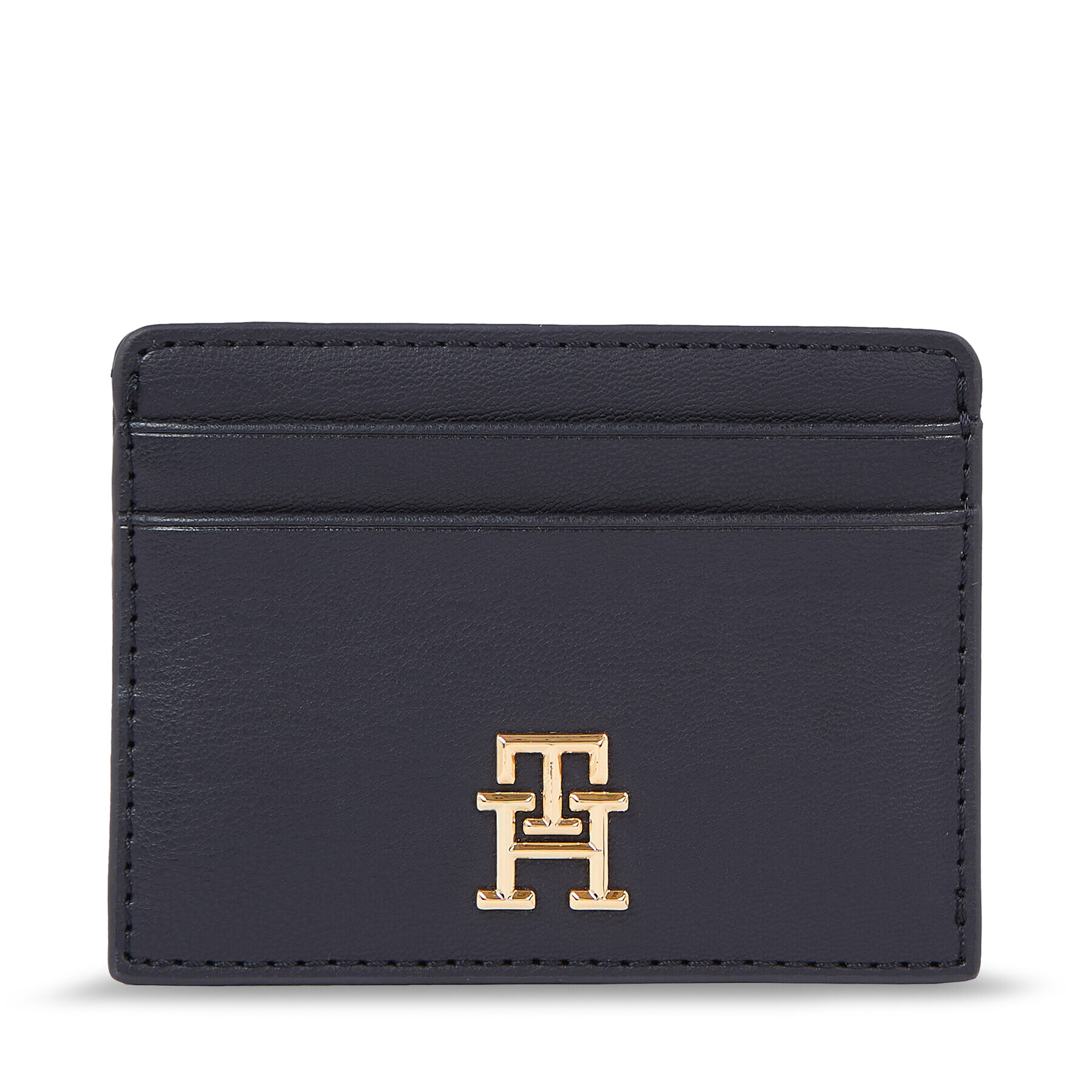 Tommy Hilfiger Portofel pentru femei Iconic Tommy Cc Holder AW0AW15897 Bleumarin - Pled.ro