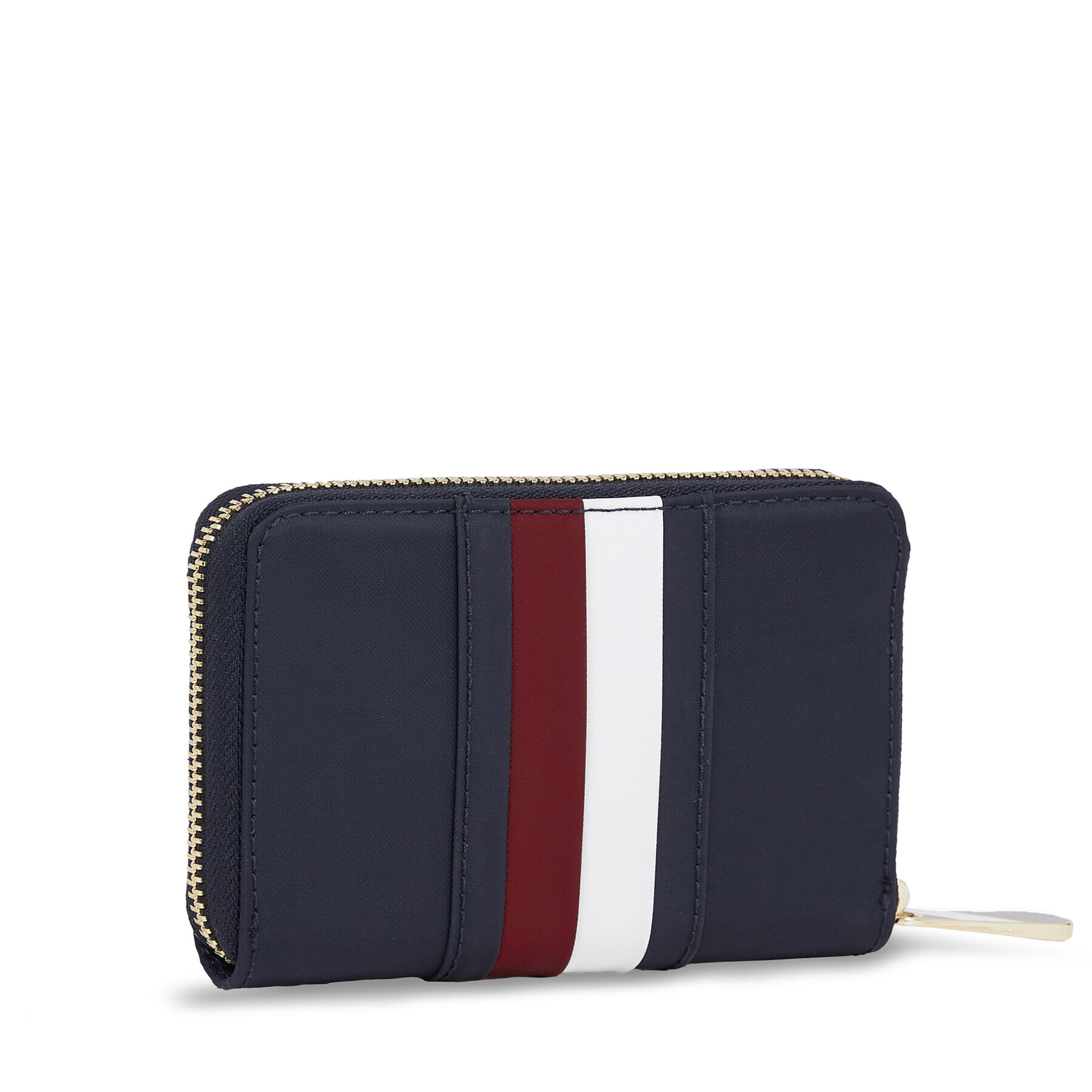 Tommy Hilfiger Portofel pentru femei Poppy Med Za Corp AW0AW15279 Bleumarin - Pled.ro