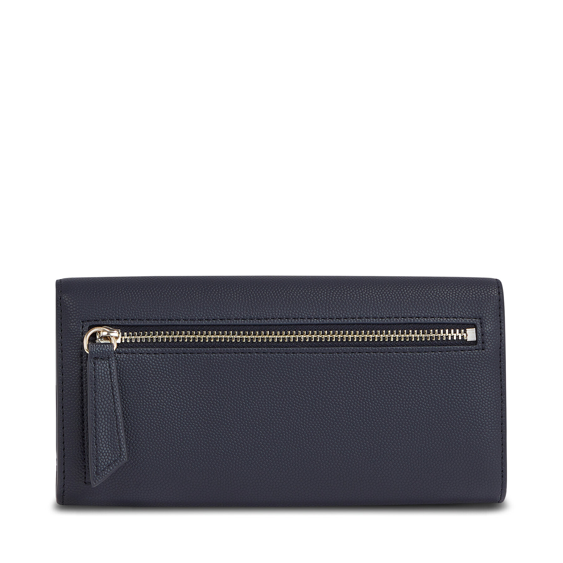 Tommy Hilfiger Portofel pentru femei Th Timeless Large Flap AW0AW15257 Bleumarin - Pled.ro