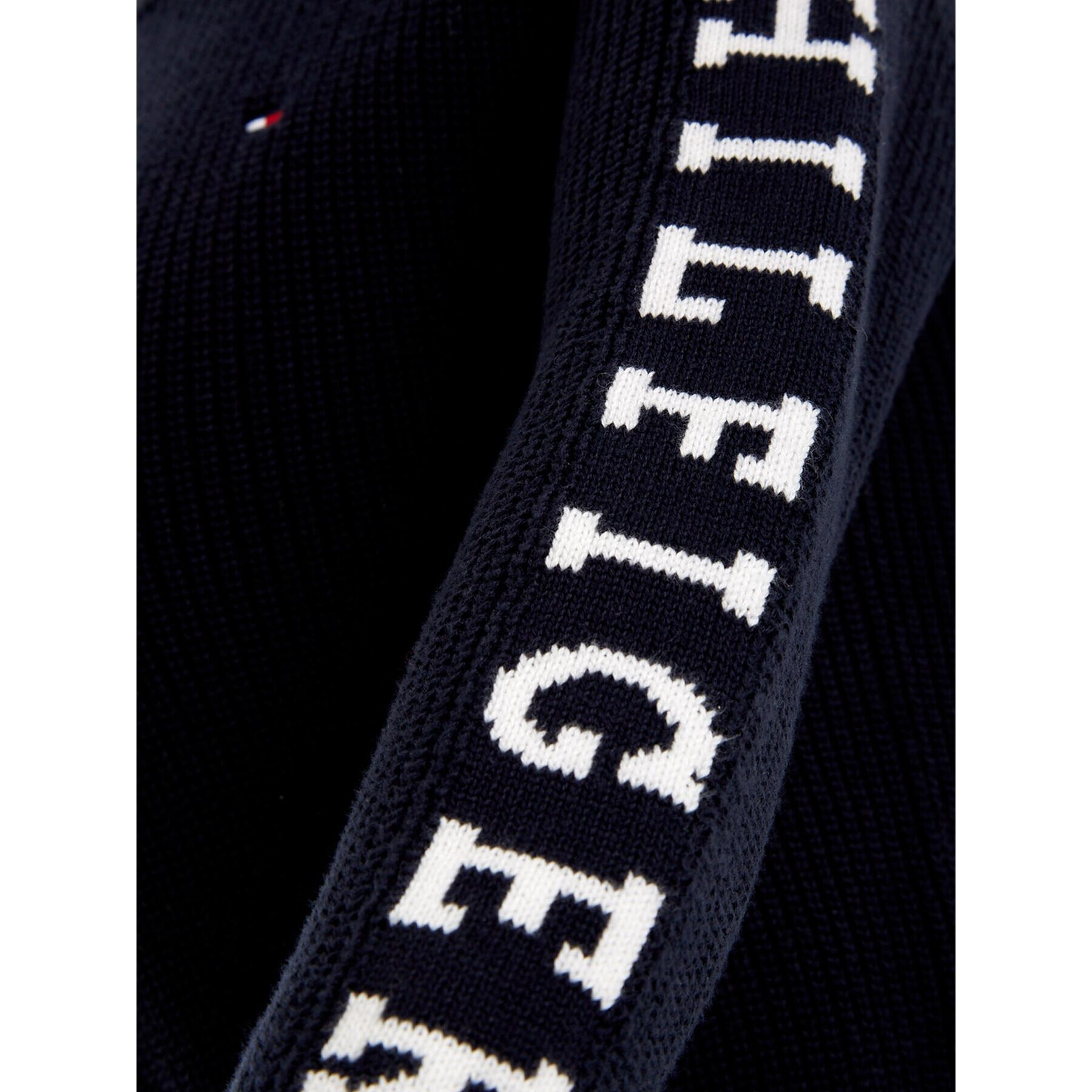 Tommy Hilfiger Pulover Monotype KB0KB08364 D Bleumarin Regular Fit - Pled.ro