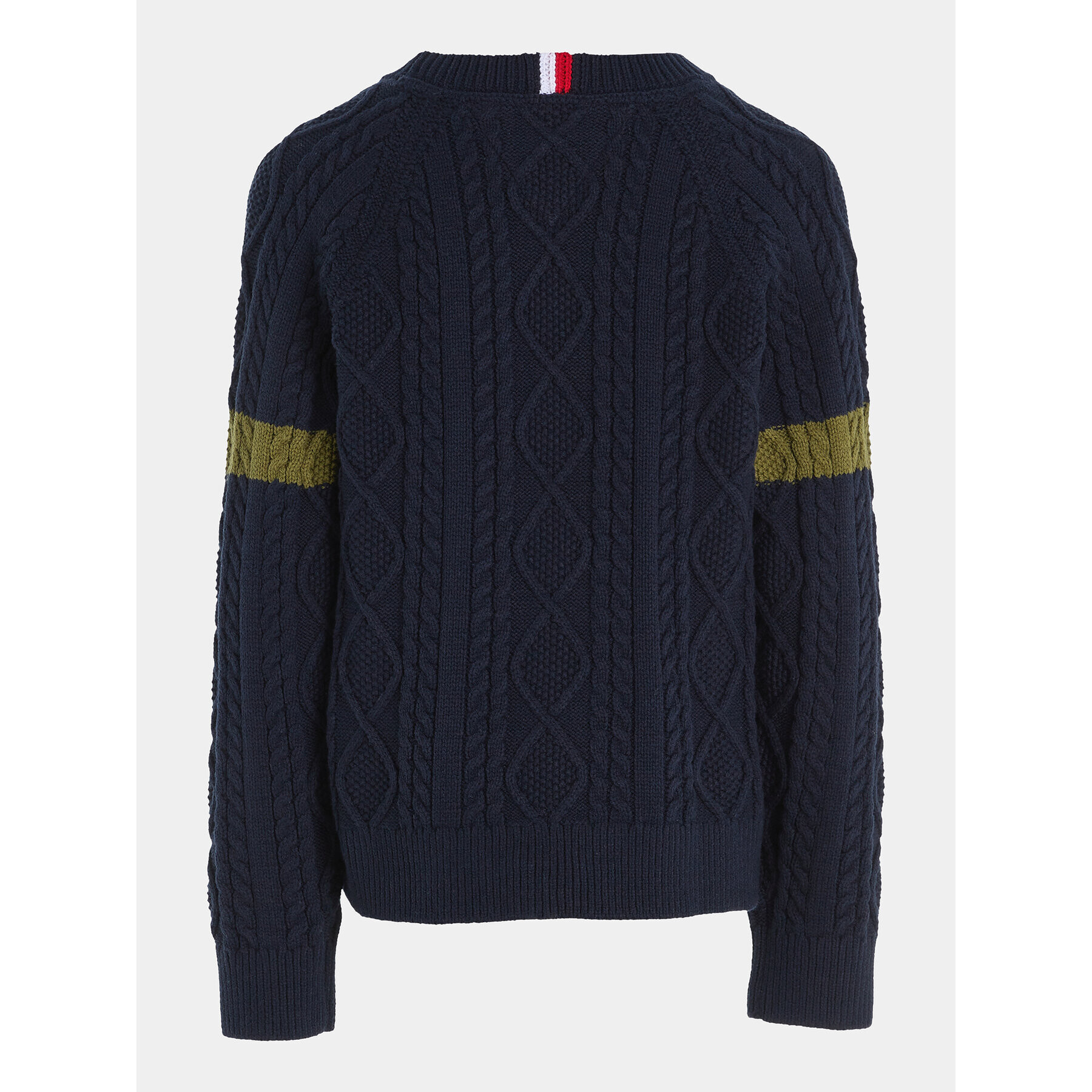 Tommy Hilfiger Pulover Monotype KB0KB08513 Bleumarin Regular Fit - Pled.ro