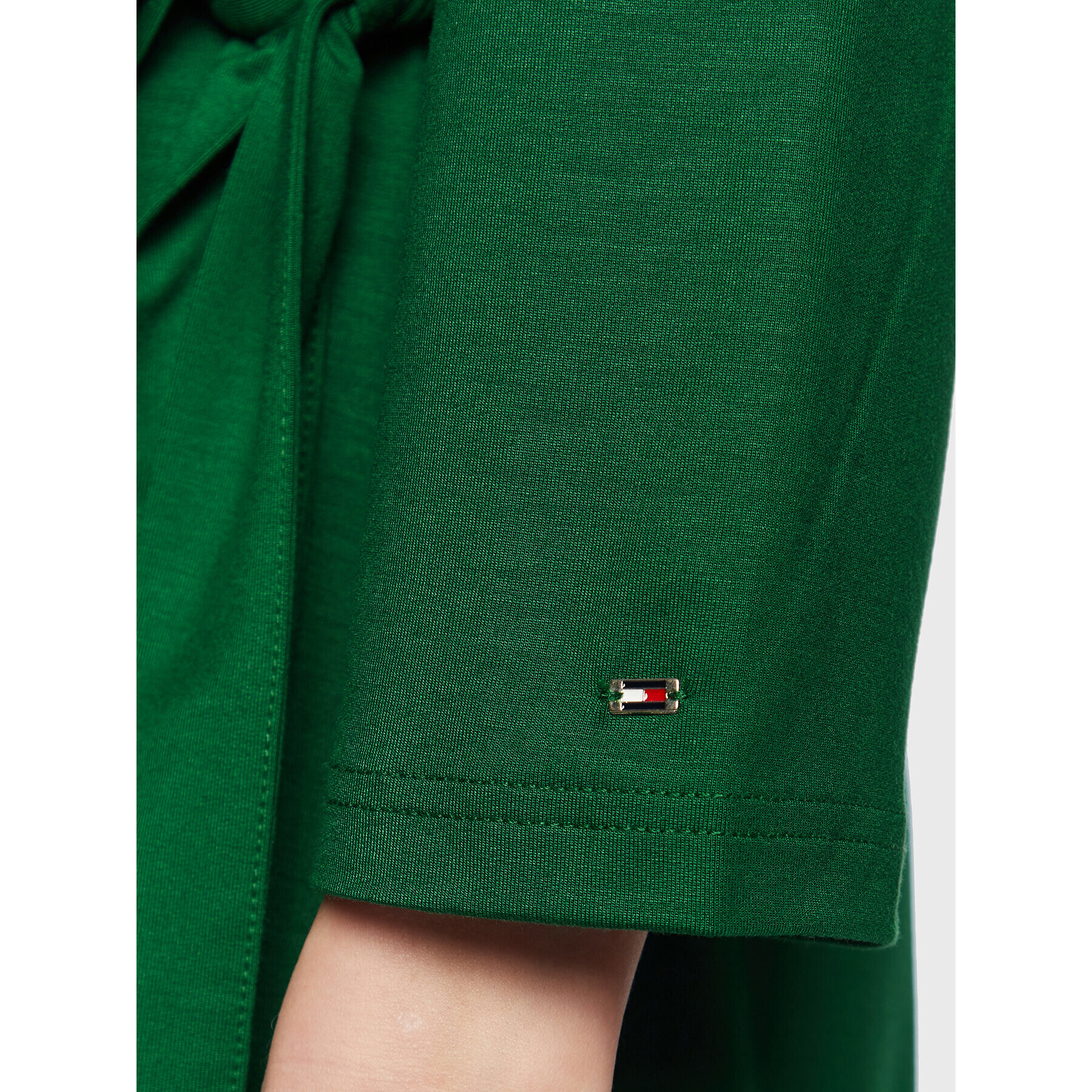 Tommy Hilfiger Rochie cocktail WW0WW37101 Verde Regular Fit - Pled.ro