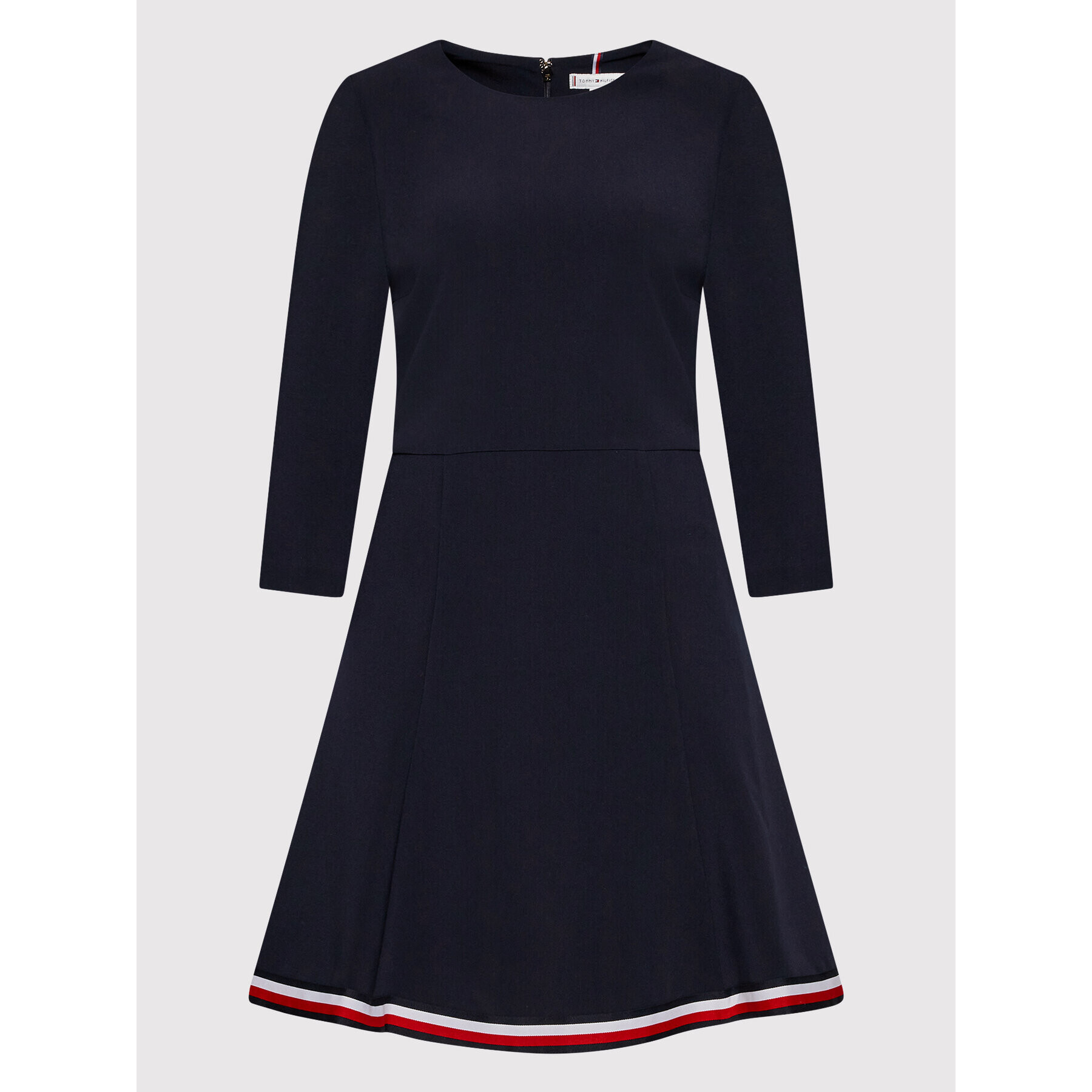 Tommy Hilfiger Rochie de zi Angela WW0WW35570 Bleumarin Regular Fit - Pled.ro