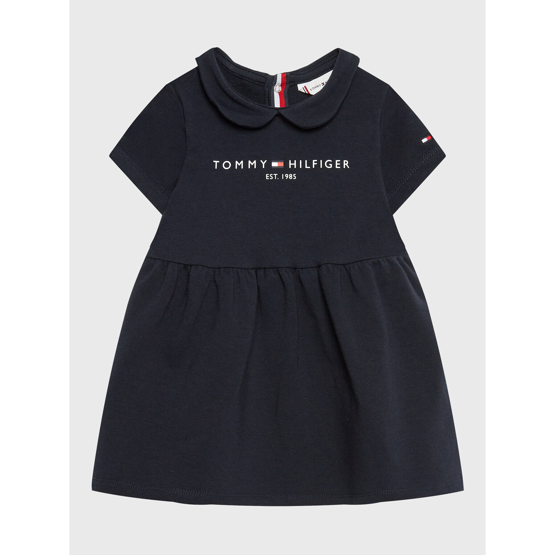 Tommy Hilfiger Rochie de zi Baby Essential KN0KN01564 Bleumarin Regular Fit - Pled.ro