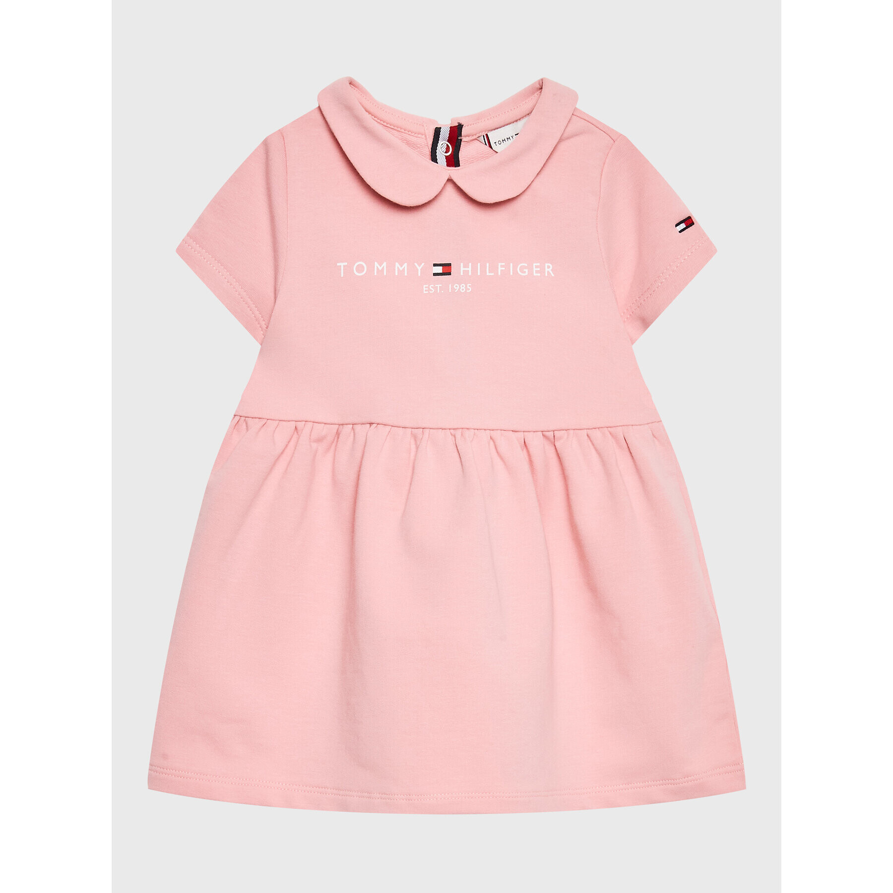 Tommy Hilfiger Rochie de zi Baby Essential KN0KN01564 Roz Regular Fit - Pled.ro