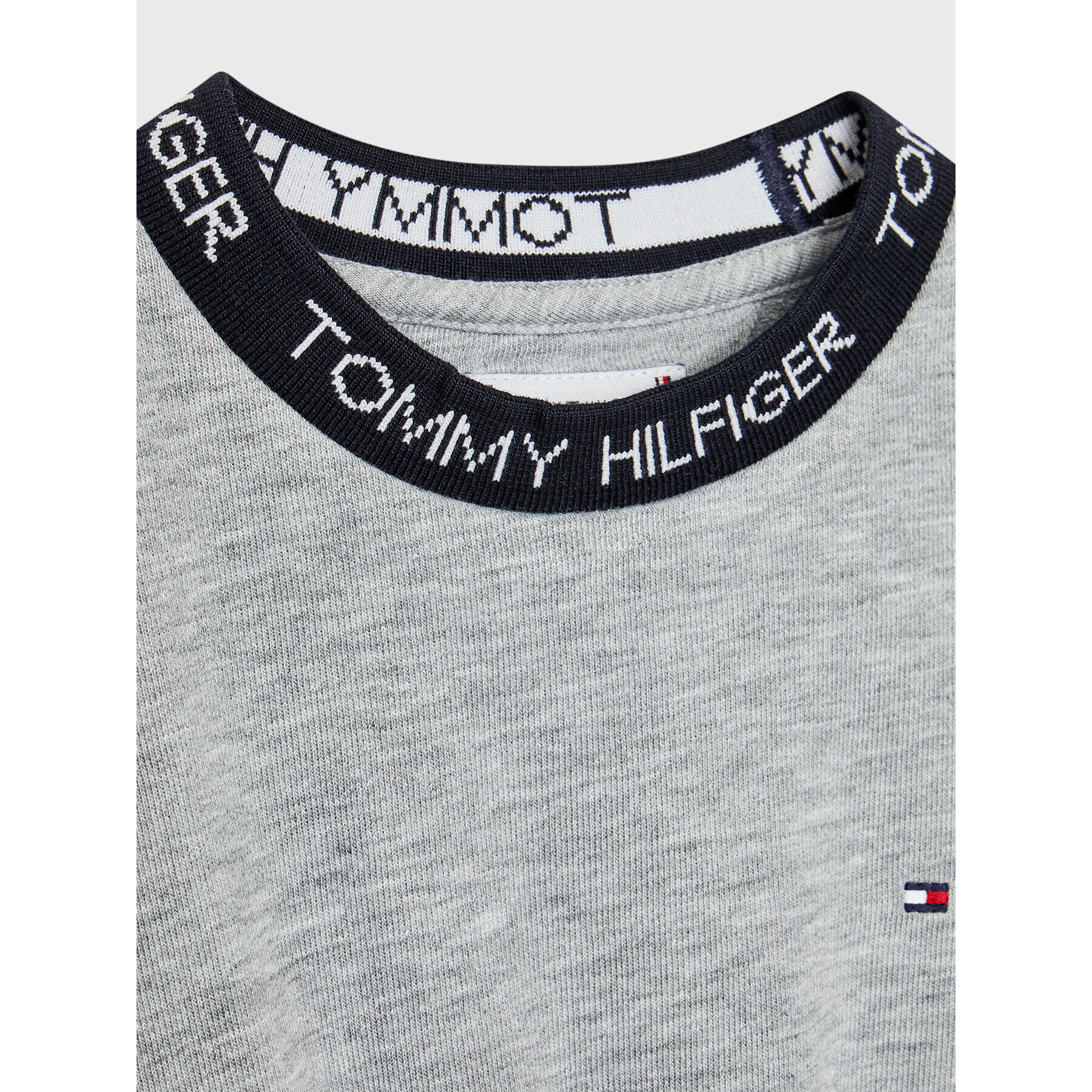 Tommy Hilfiger Rochie de zi Branded KG0KG06873 Gri Regular Fit - Pled.ro