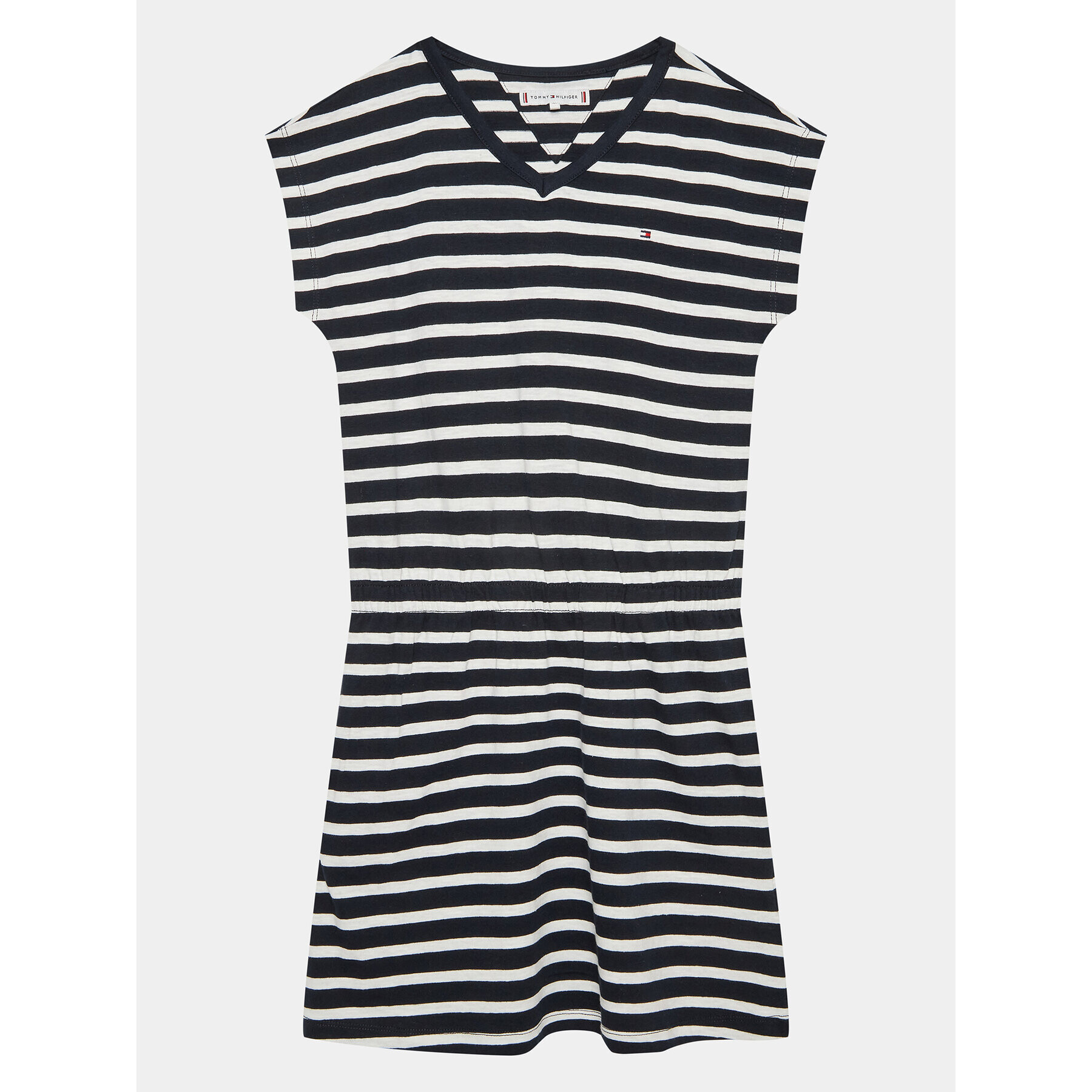 Tommy Hilfiger Rochie de zi Breton KG0KG07185 D Bleumarin Regular Fit - Pled.ro