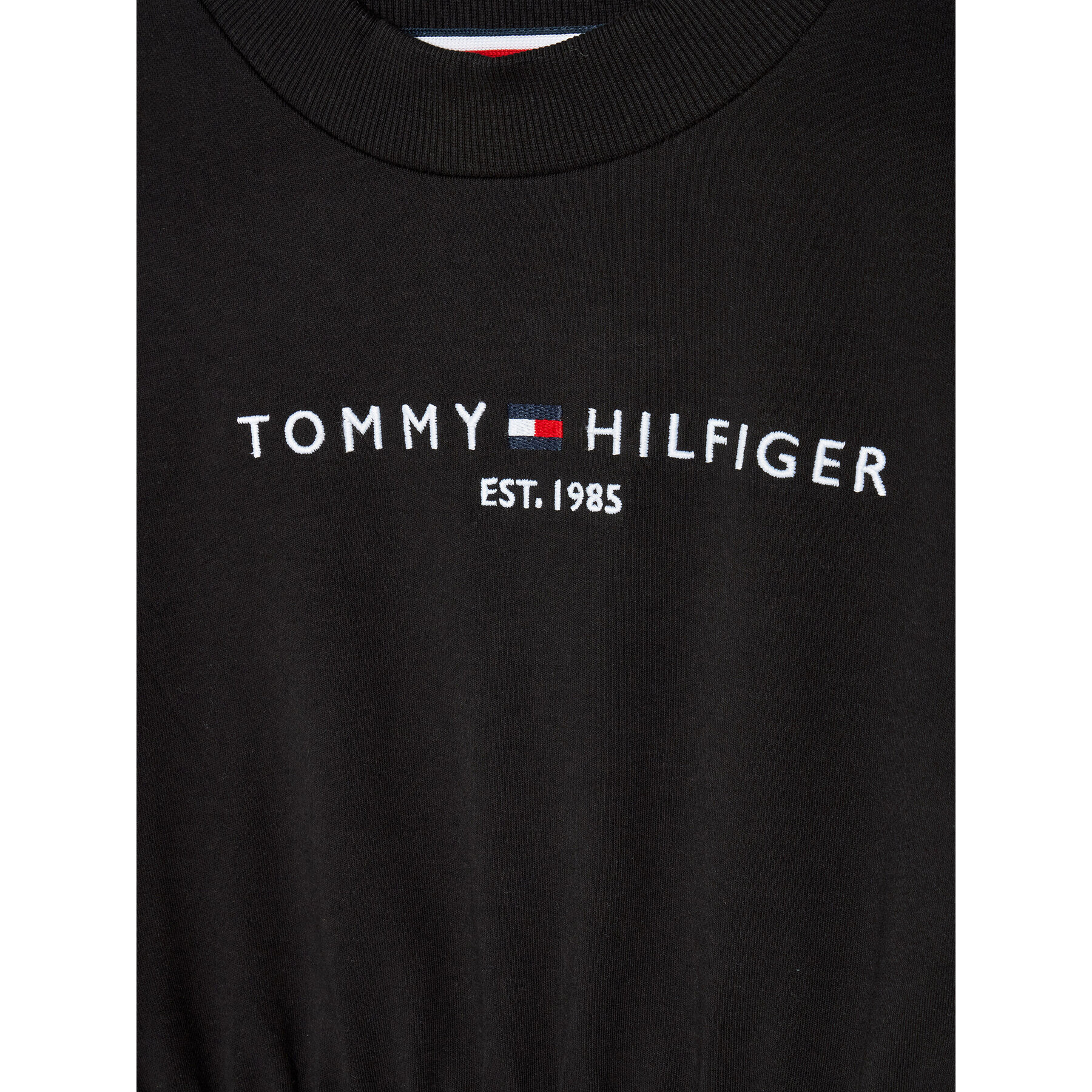 Tommy Hilfiger Rochie de zi Essential KG0KG06120 D Negru Regular Fit - Pled.ro