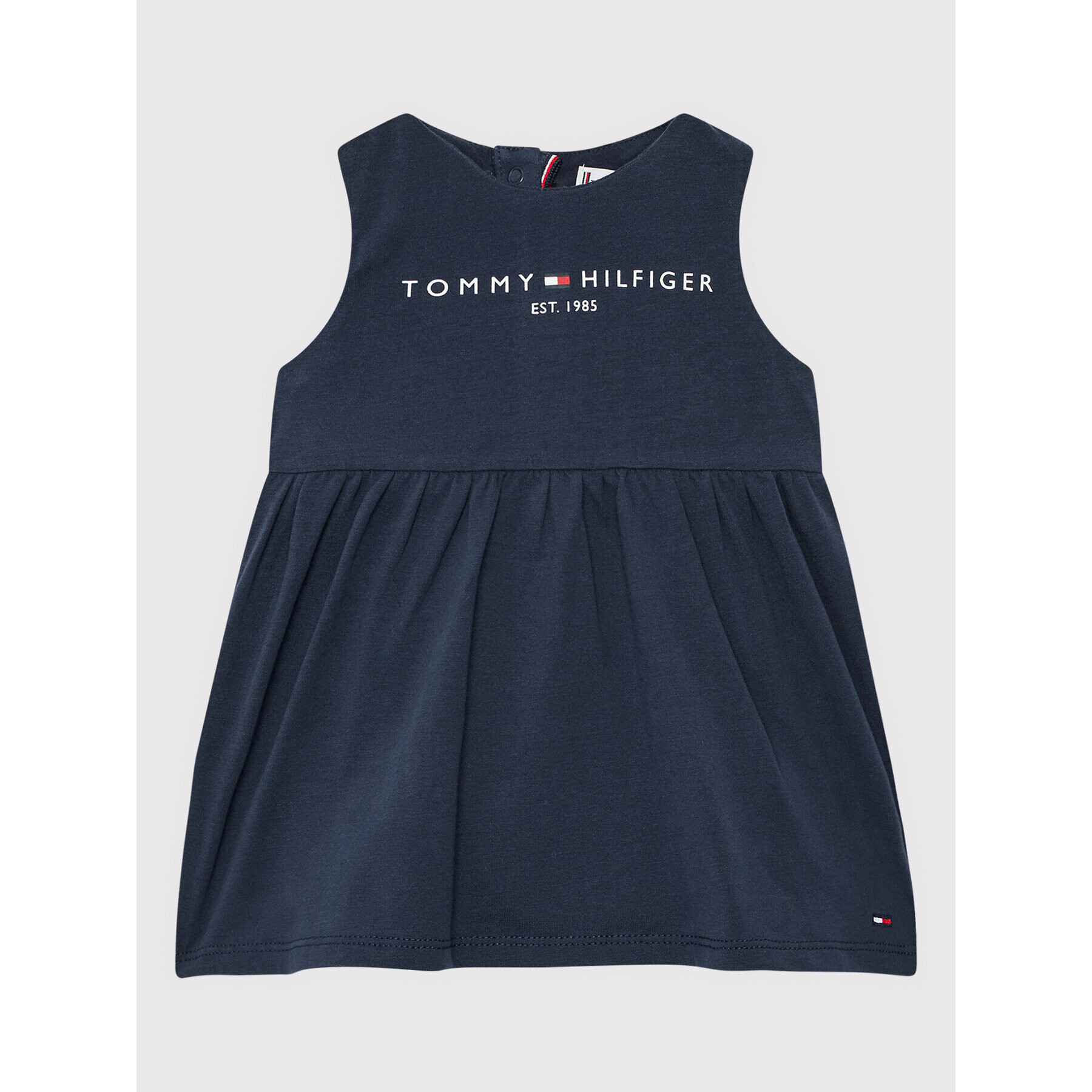 Tommy Hilfiger Rochie de zi Essential KN0KN01437 Bleumarin Regular Fit - Pled.ro