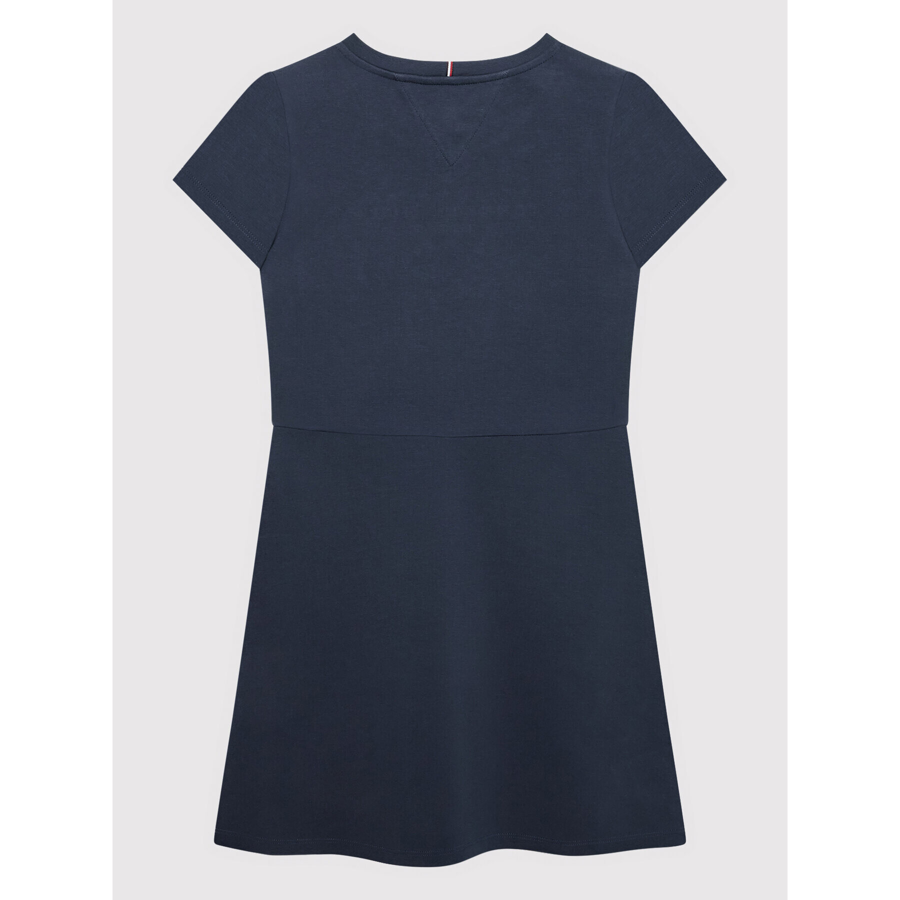 Tommy Hilfiger Rochie de zi Essential Skater KG0KG06588 Bleumarin Regular Fit - Pled.ro