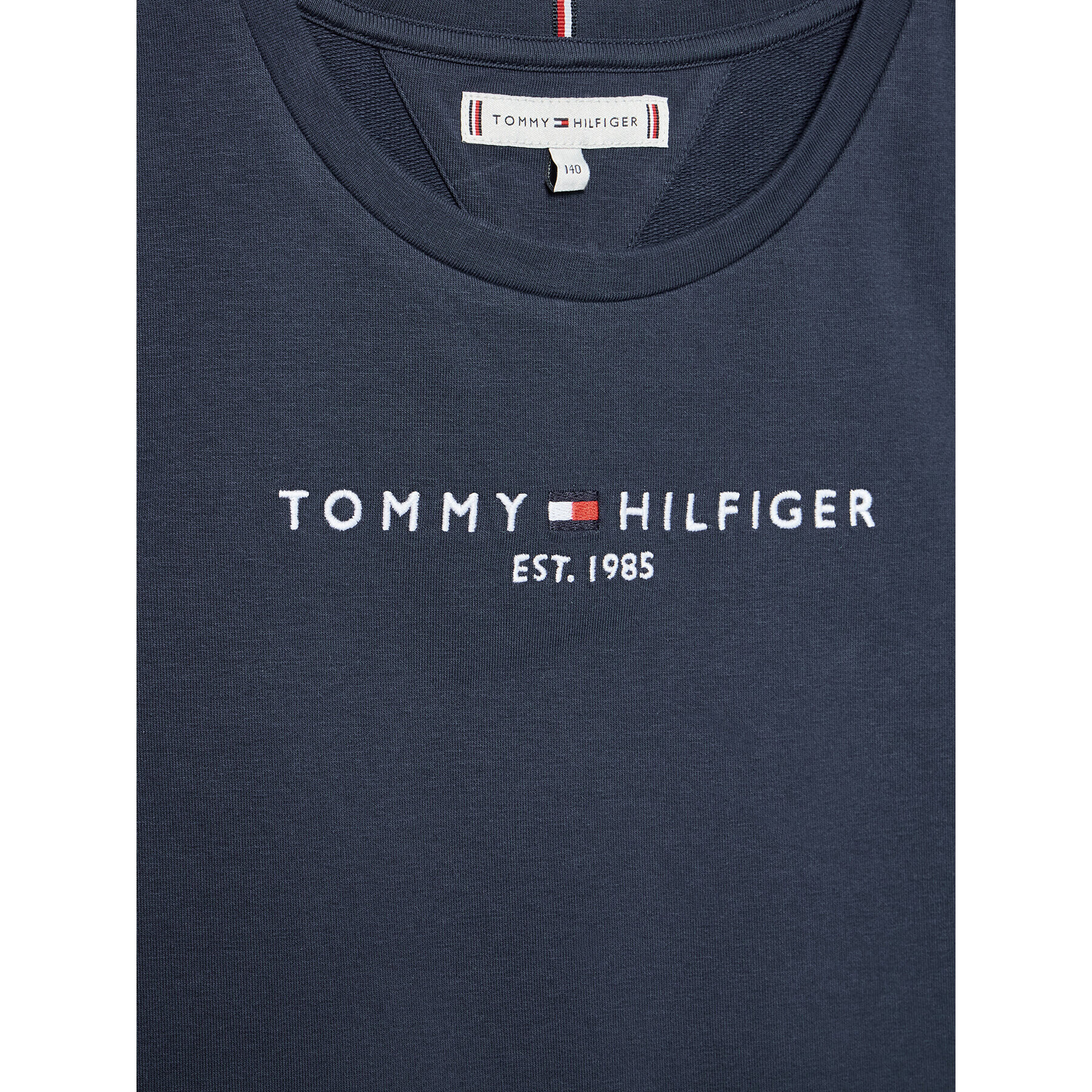 Tommy Hilfiger Rochie de zi Essential Skater KG0KG06588 Bleumarin Regular Fit - Pled.ro