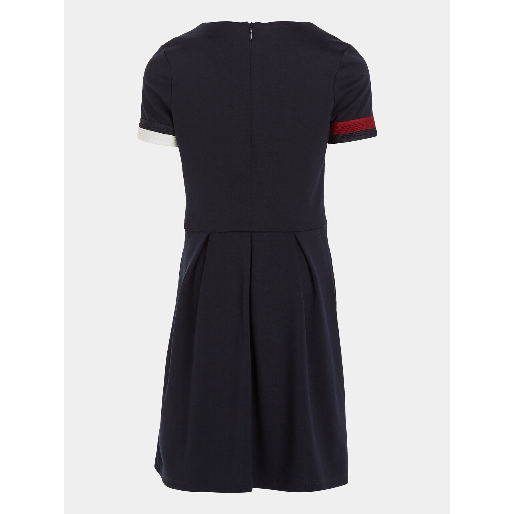 Tommy Hilfiger Rochie de zi Global Stripe Punto KG0KG07365 D Bleumarin Regular Fit - Pled.ro