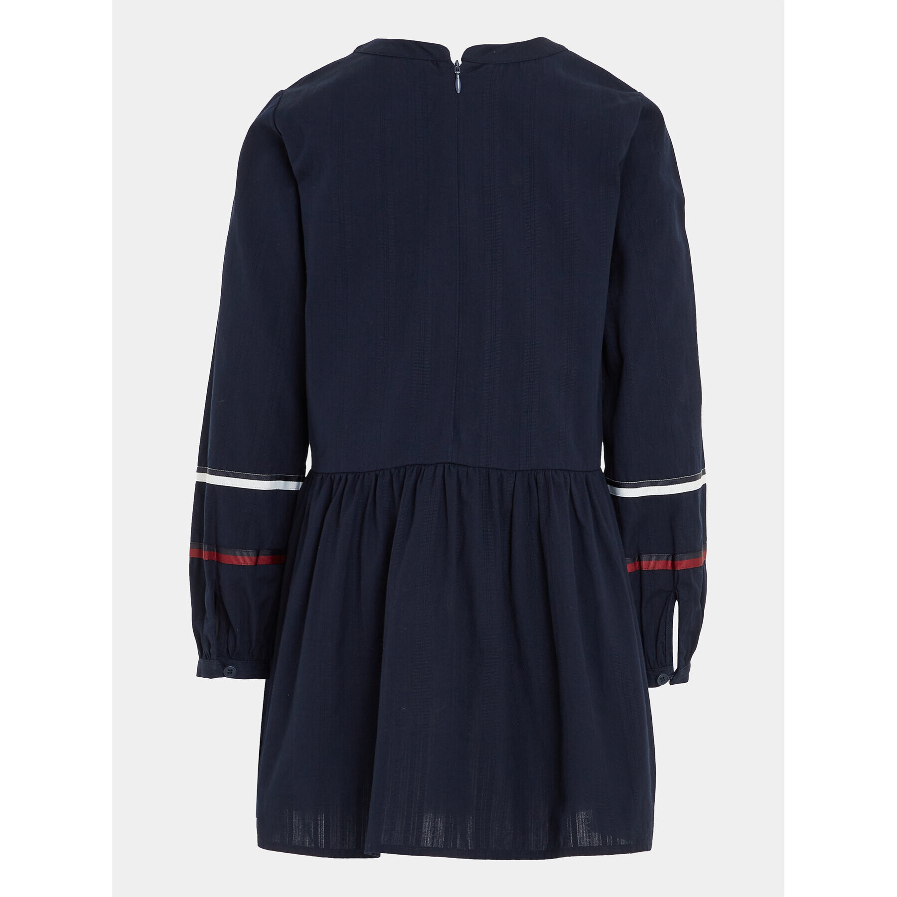 Tommy Hilfiger Rochie de zi Global Stripe Tape Detal KG0KG07347 M Bleumarin Regular Fit - Pled.ro