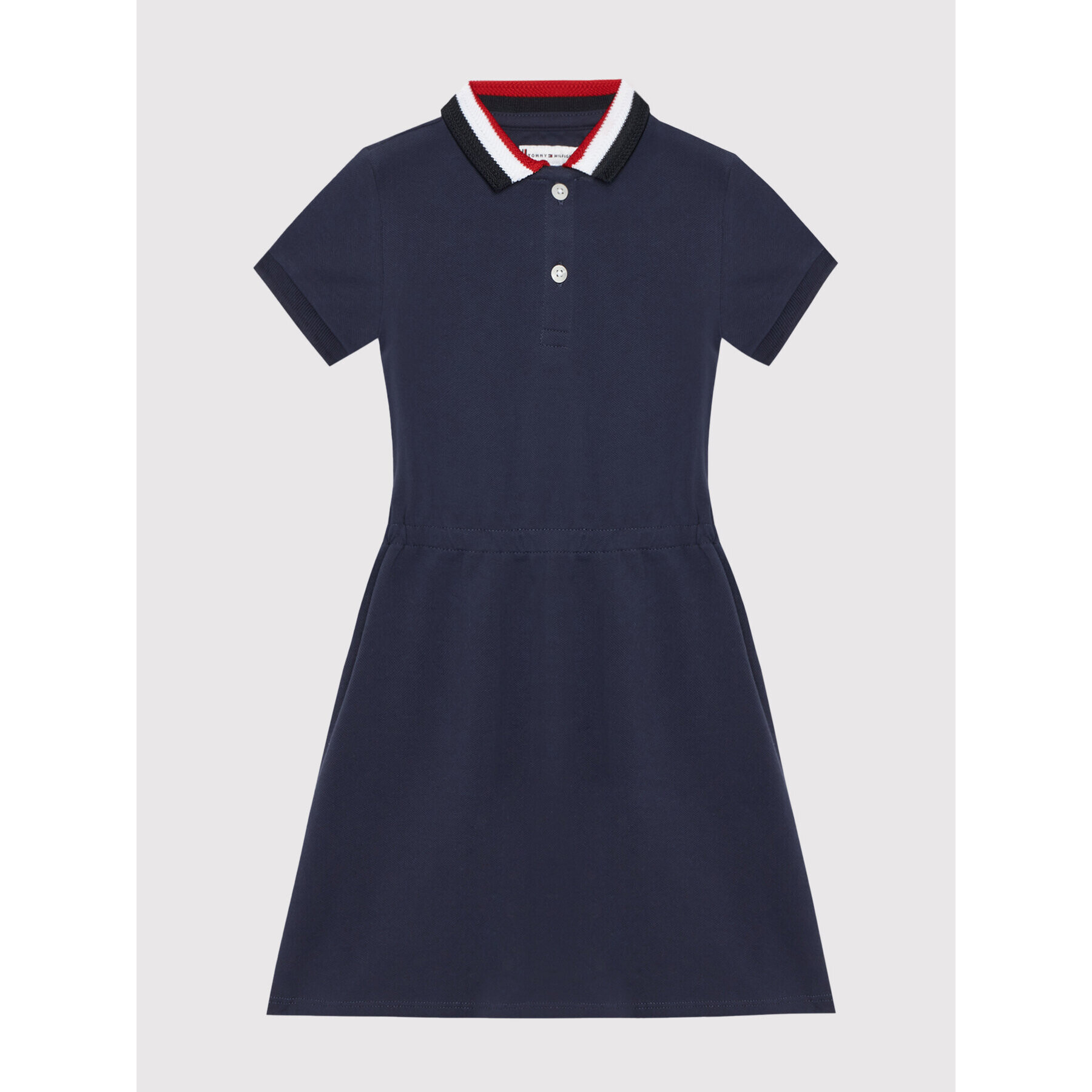 Tommy Hilfiger Rochie de zi KG0KG06467 Bleumarin Regular Fit - Pled.ro