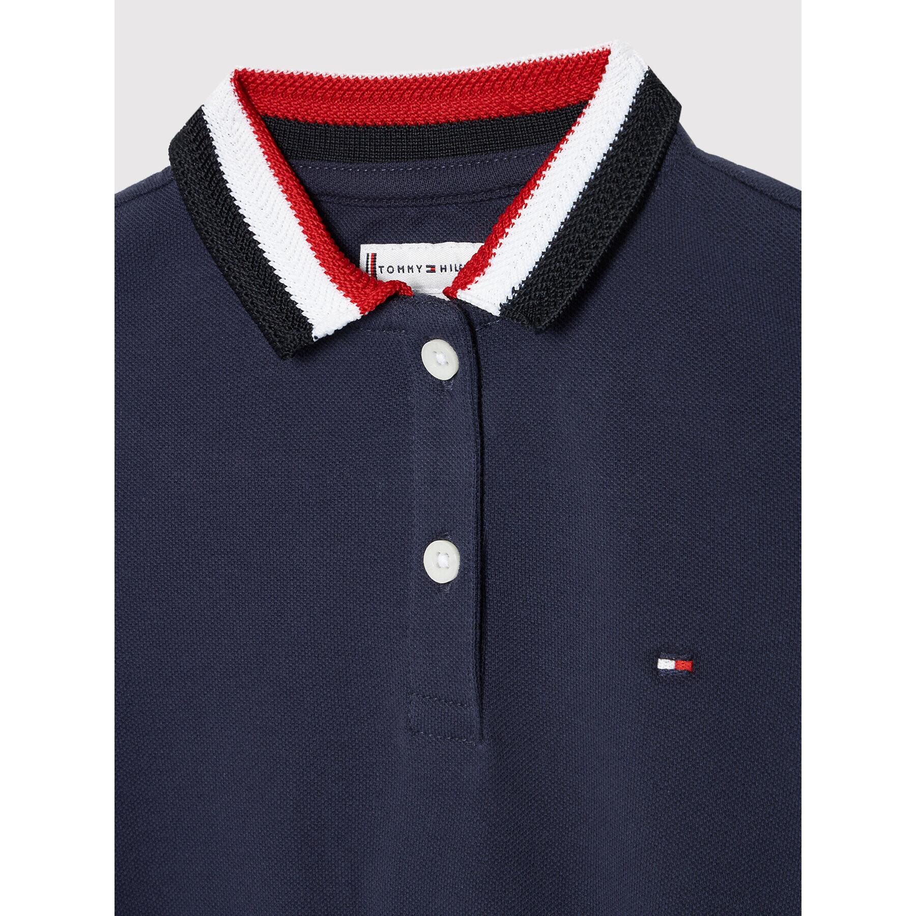 Tommy Hilfiger Rochie de zi KG0KG06467 Bleumarin Regular Fit - Pled.ro