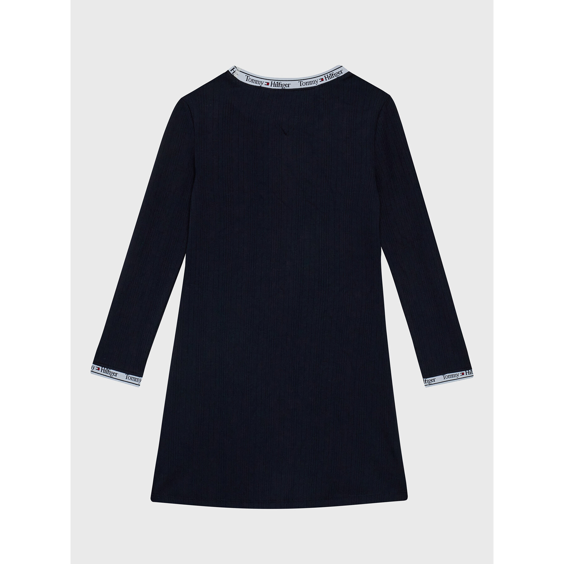 Tommy Hilfiger Rochie de zi KG0KG07136 M Bleumarin Regular Fit - Pled.ro