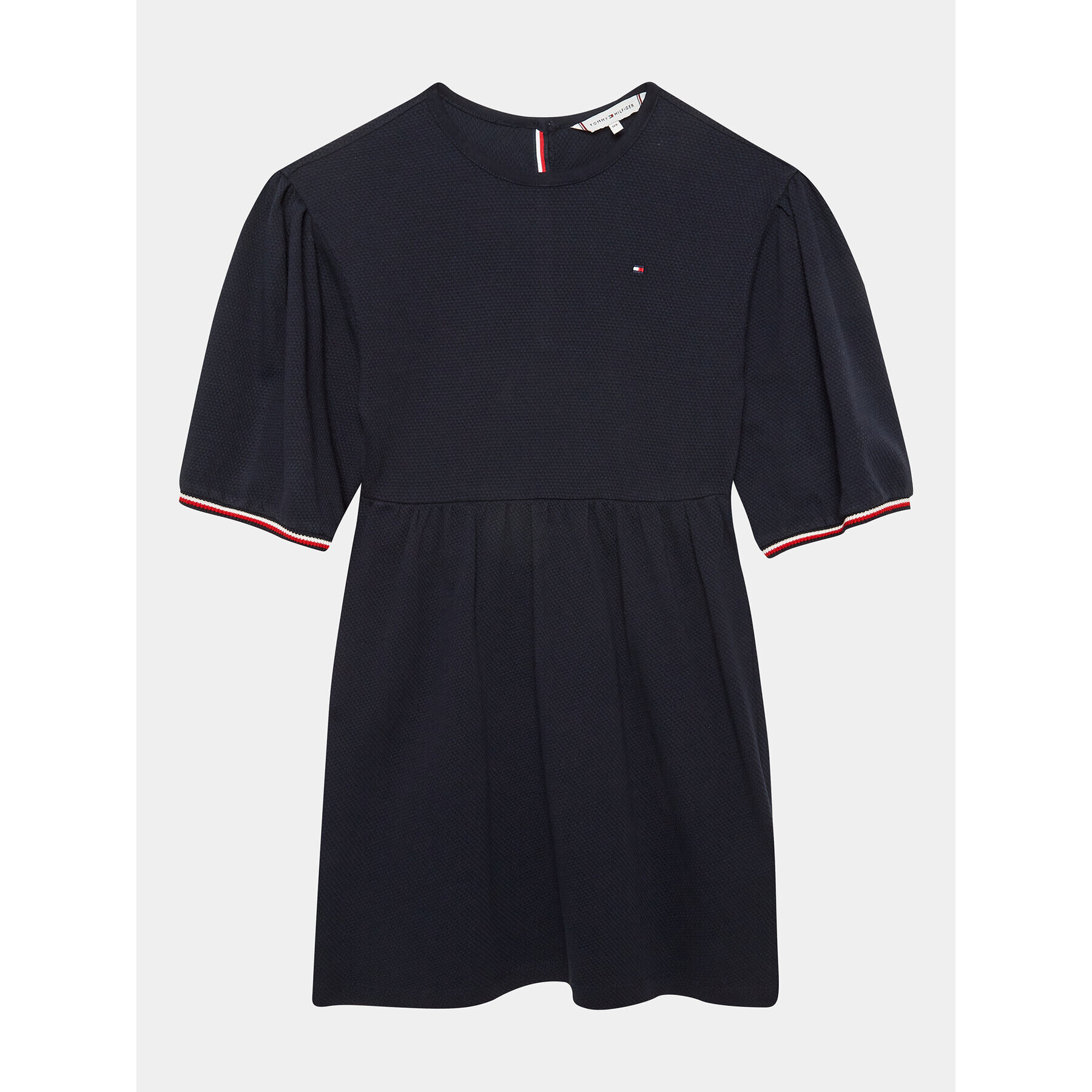 Tommy Hilfiger Rochie de zi KG0KG07189 D Bleumarin Regular Fit - Pled.ro