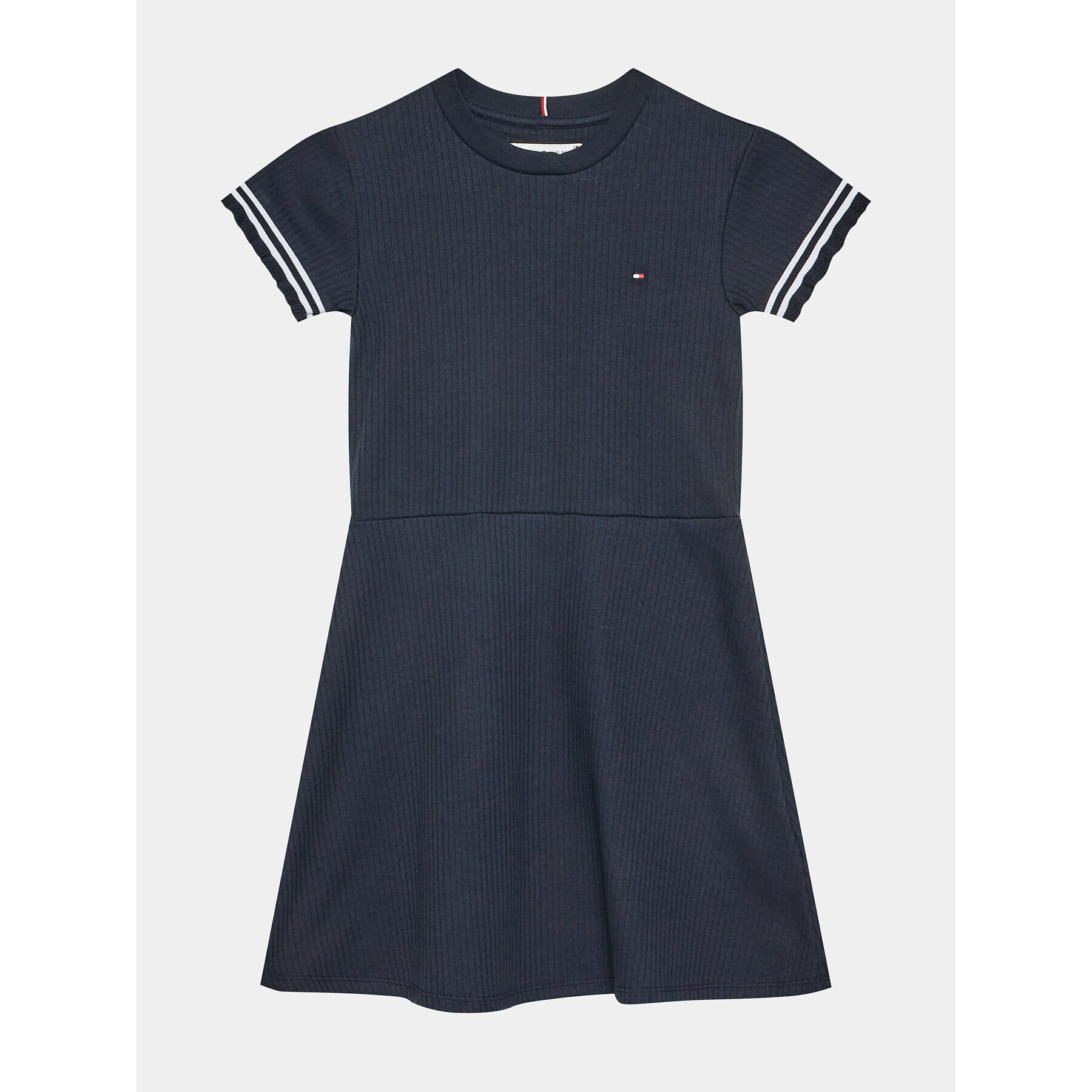 Tommy Hilfiger Rochie de zi KG0KG07784 D Bleumarin Regular Fit - Pled.ro