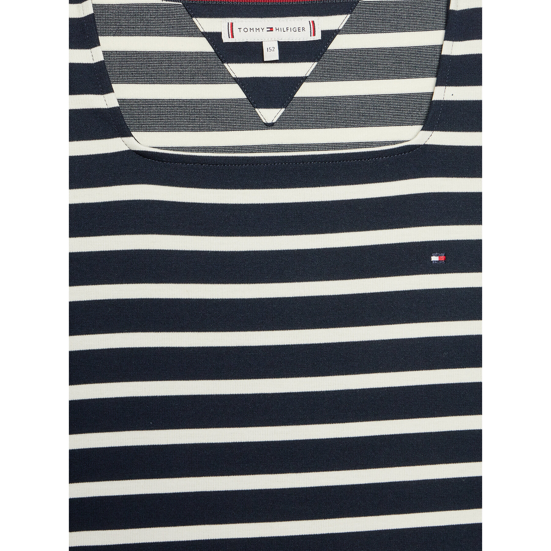 Tommy Hilfiger Rochie de zi Punto KG0KG07192 D Bleumarin Regular Fit - Pled.ro